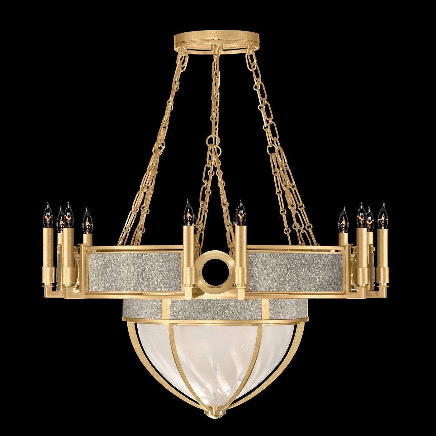 Fine Art Handcrafted Lighting - Mirage Bowl Chandelier - 100037-312 - Canada Light Shop