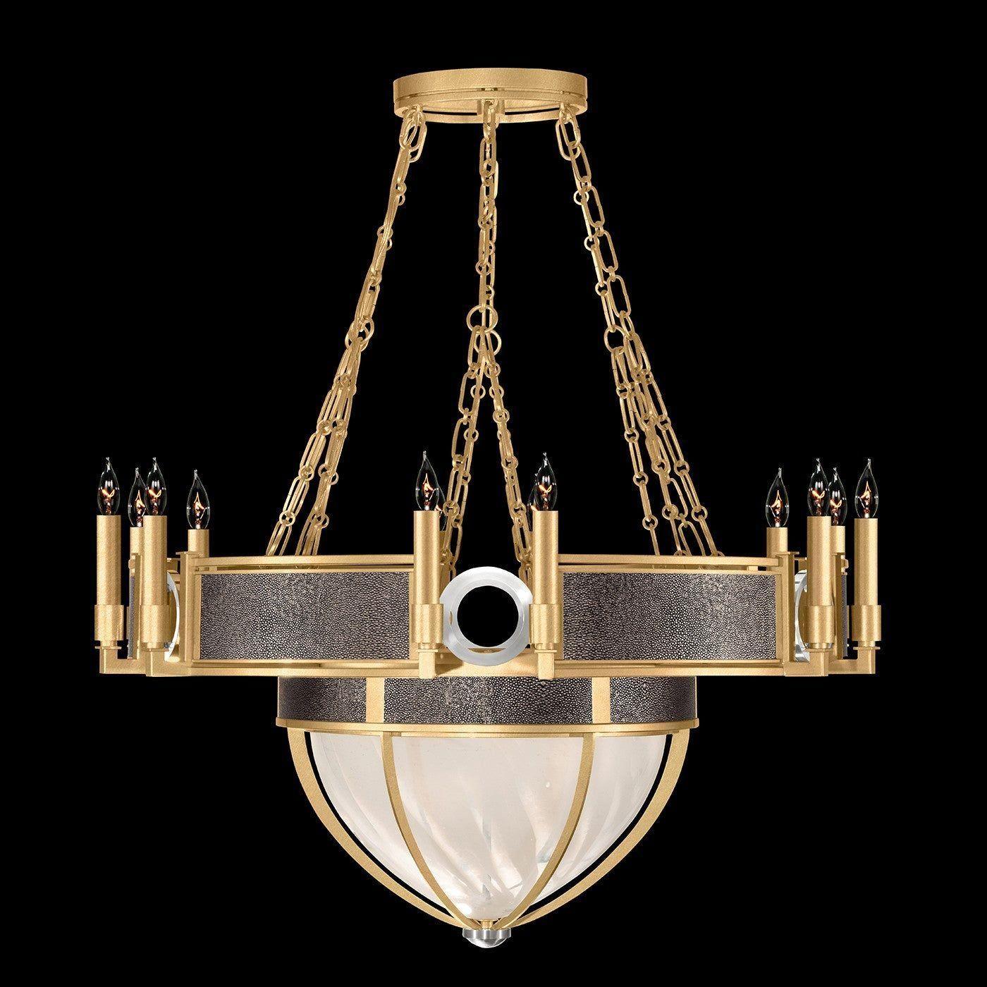 Fine Art Handcrafted Lighting - Mirage Bowl Chandelier - 100037-321 - Canada Light Shop