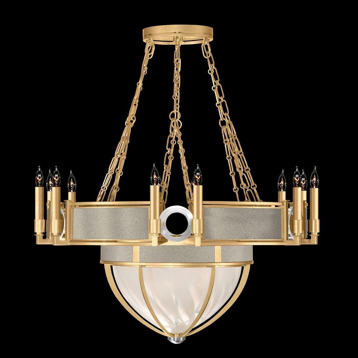 Fine Art Handcrafted Lighting - Mirage Bowl Chandelier - 100037-322 - Canada Light Shop