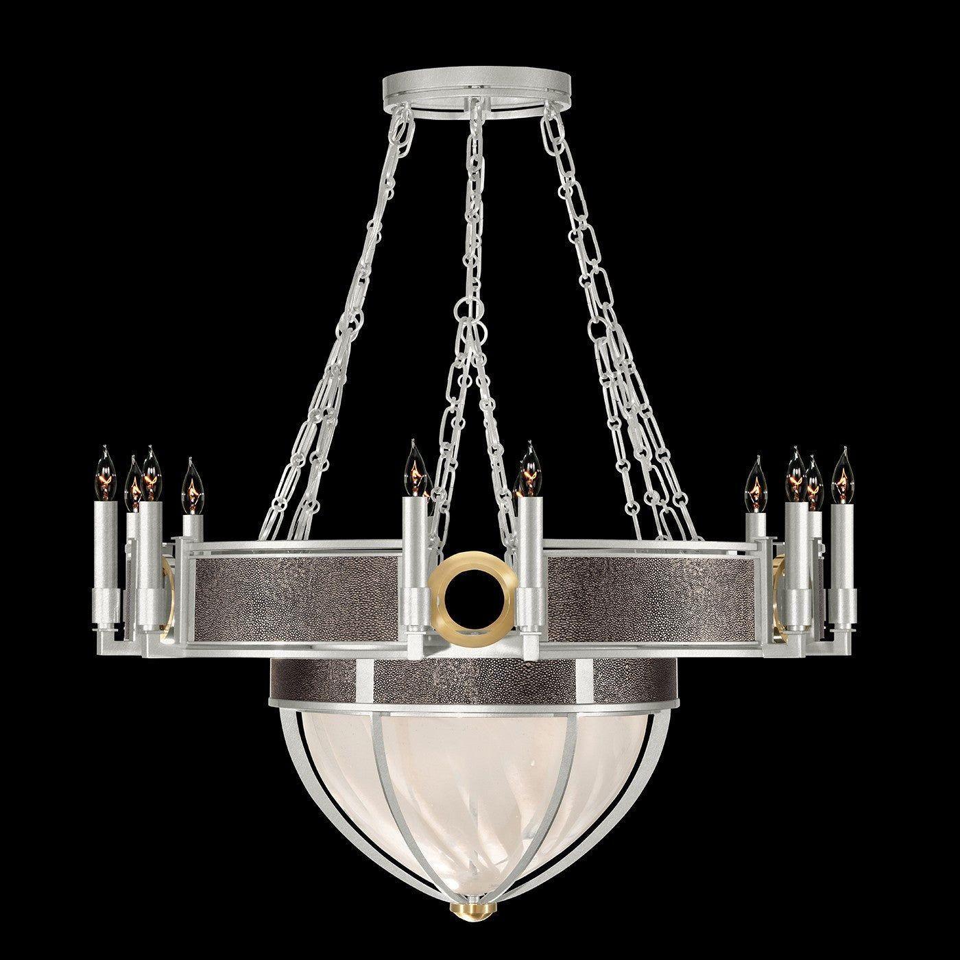Fine Art Handcrafted Lighting - Mirage Bowl Chandelier - 100037-411 - Canada Light Shop
