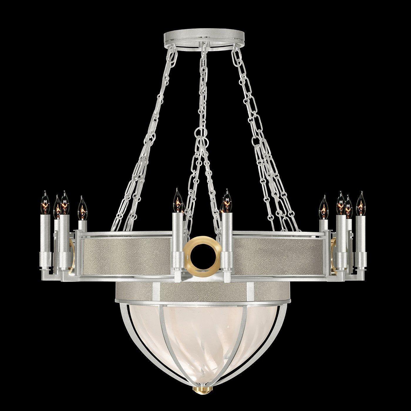 Fine Art Handcrafted Lighting - Mirage Bowl Chandelier - 100037-412 - Canada Light Shop