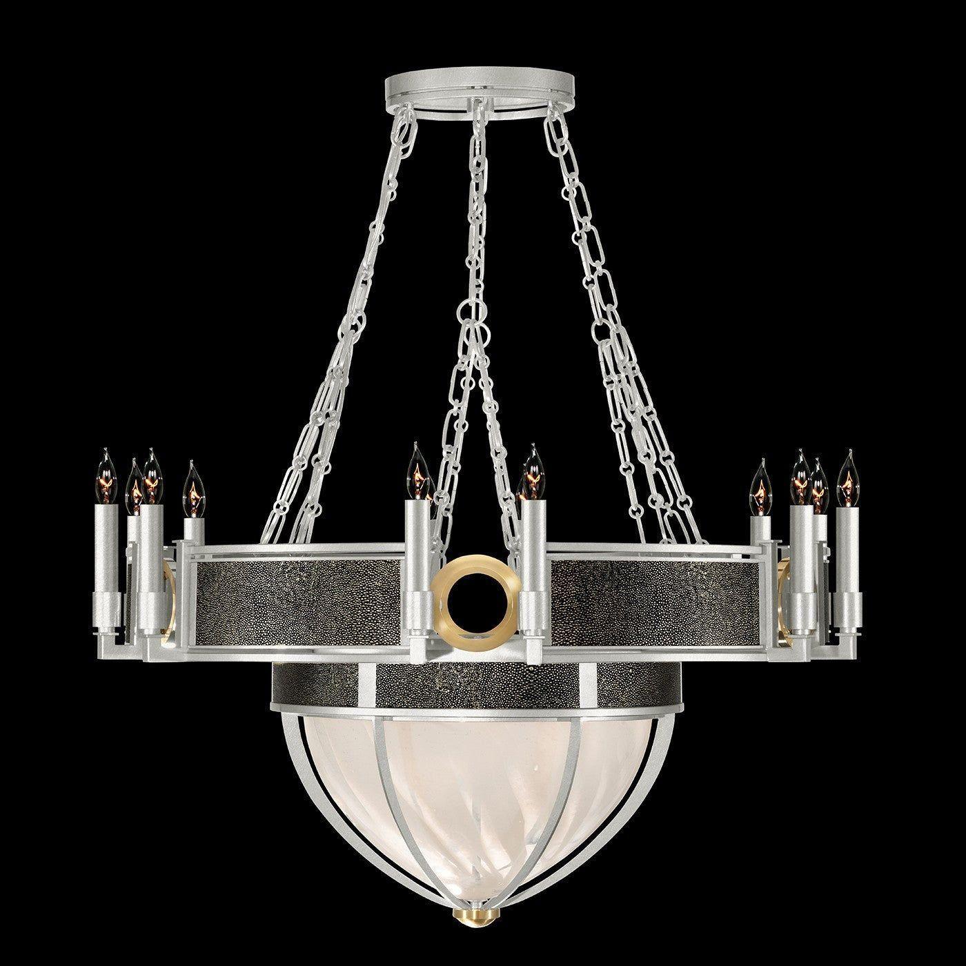 Fine Art Handcrafted Lighting - Mirage Bowl Chandelier - 100037-413 - Canada Light Shop