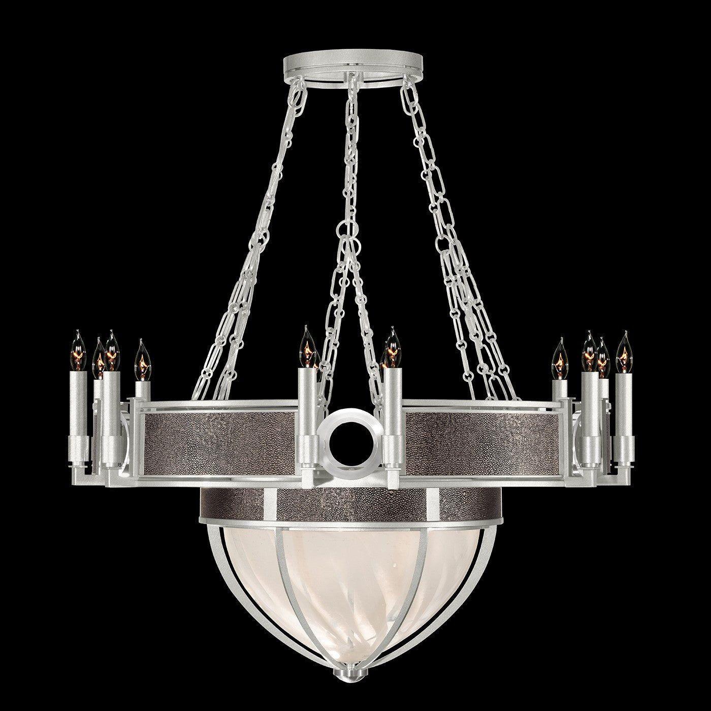 Fine Art Handcrafted Lighting - Mirage Bowl Chandelier - 100037-421 - Canada Light Shop