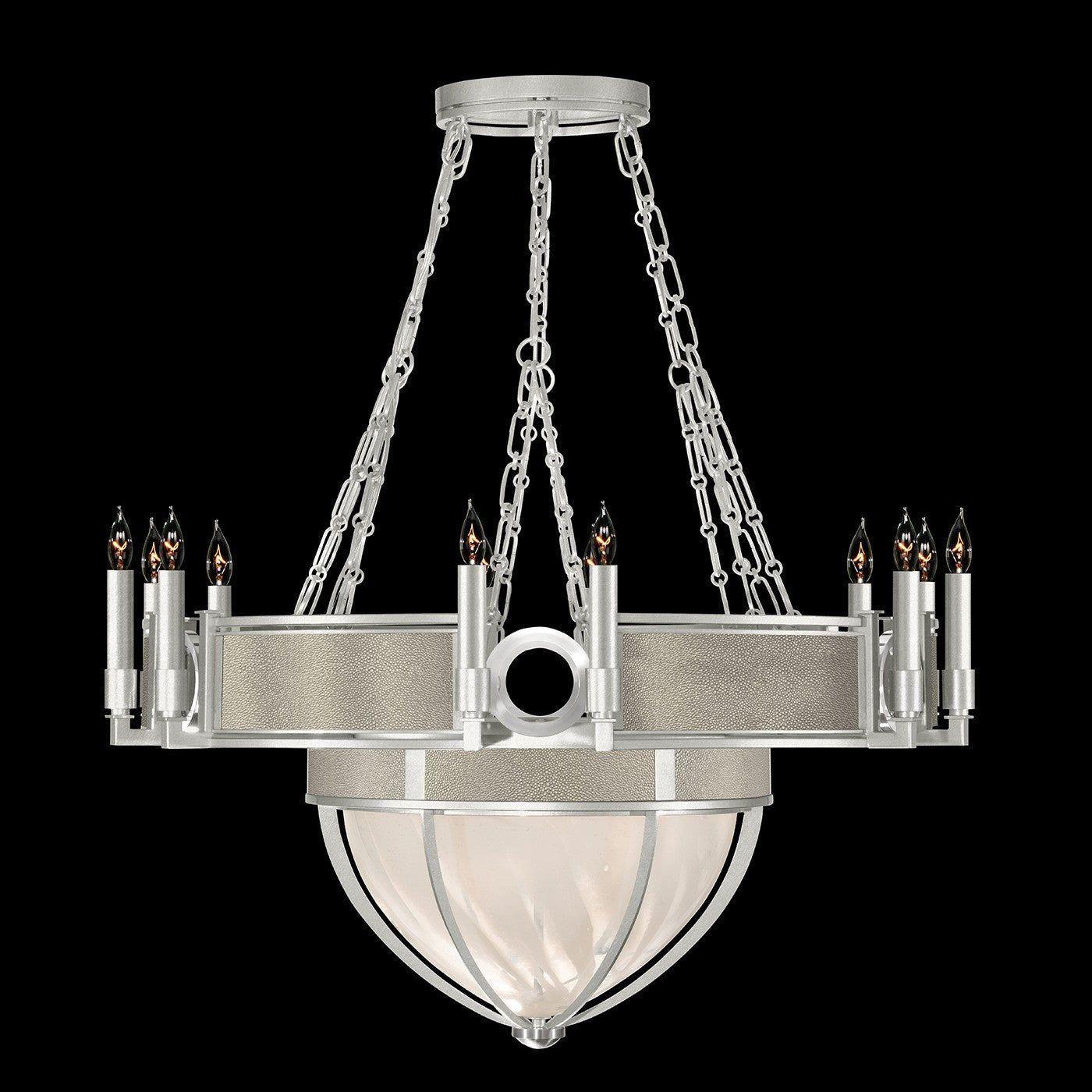 Fine Art Handcrafted Lighting - Mirage Bowl Chandelier - 100037-422 - Canada Light Shop