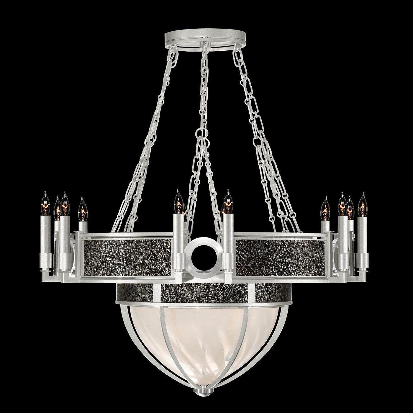 Fine Art Handcrafted Lighting - Mirage Bowl Chandelier - 100037-423 - Canada Light Shop