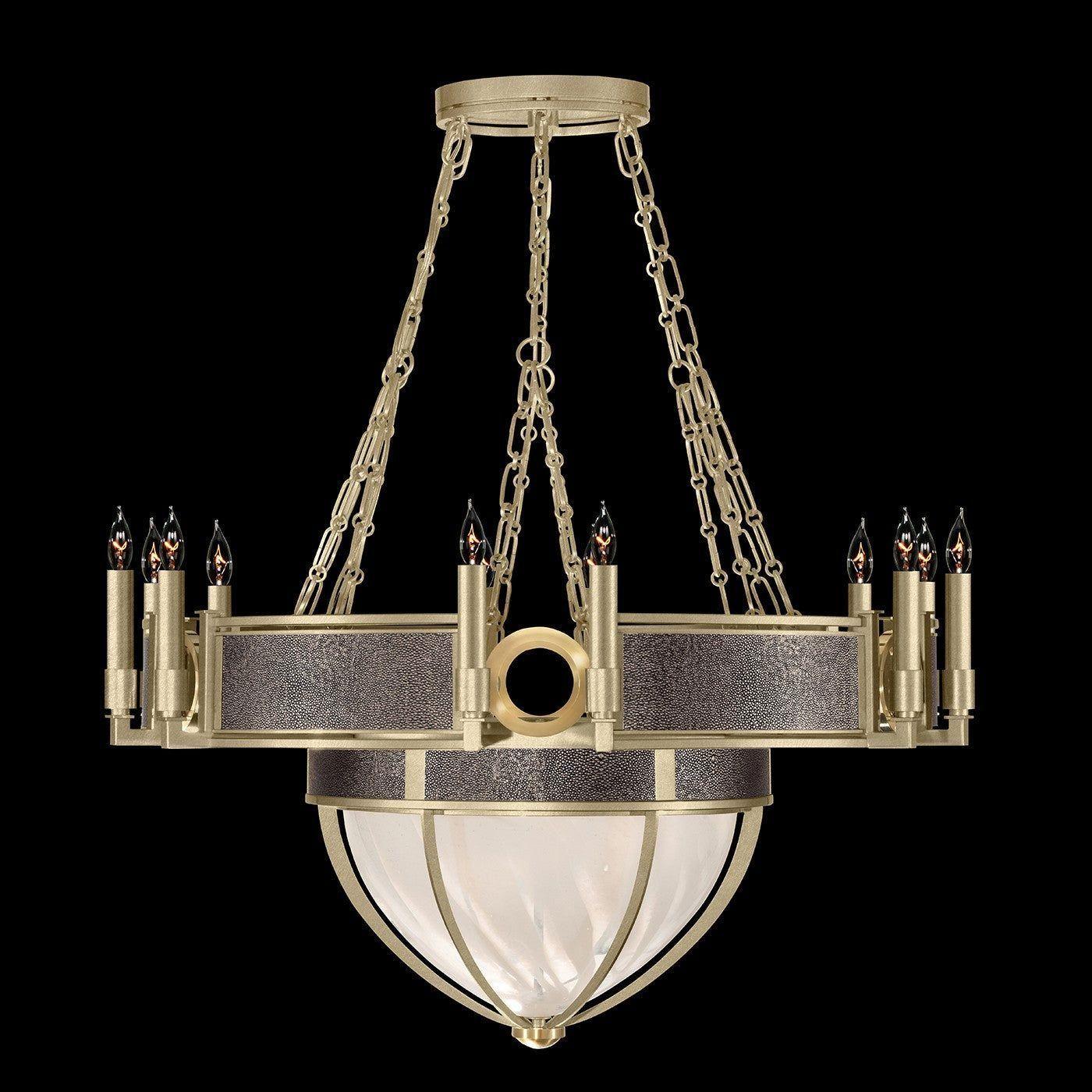 Fine Art Handcrafted Lighting - Mirage Bowl Chandelier - 100037-511 - Canada Light Shop