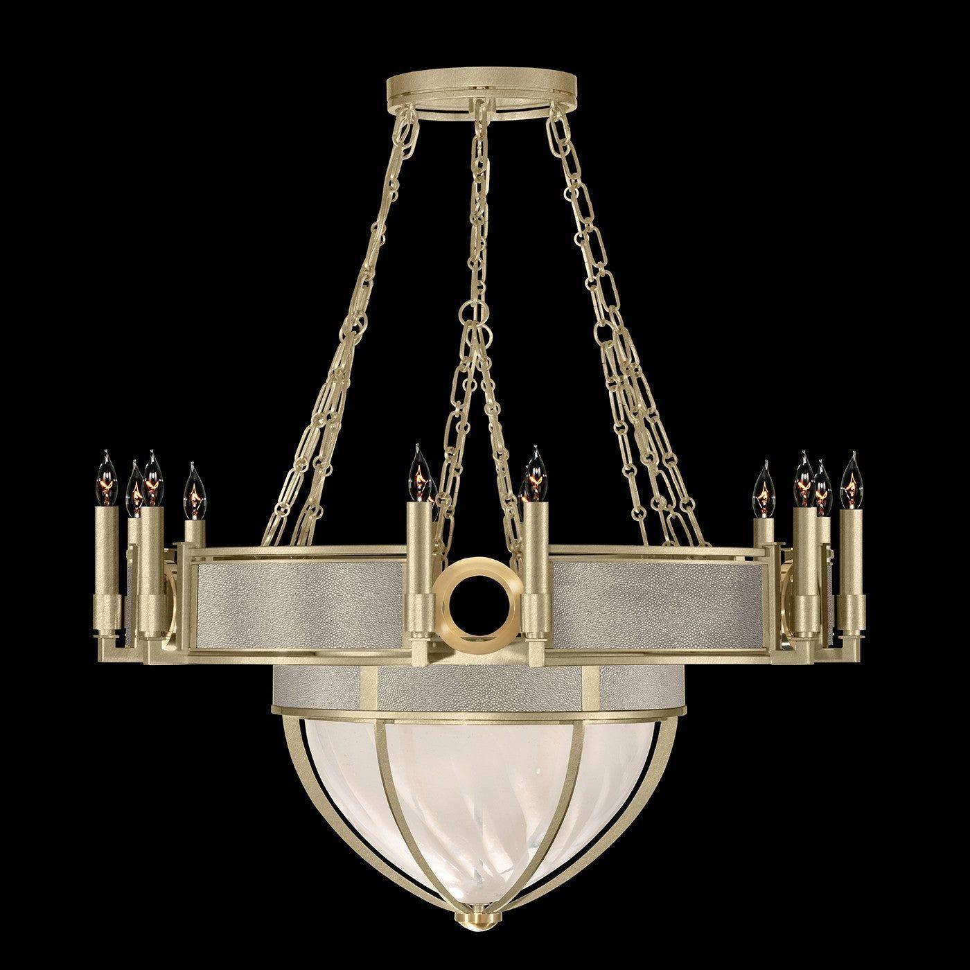Fine Art Handcrafted Lighting - Mirage Bowl Chandelier - 100037-512 - Canada Light Shop