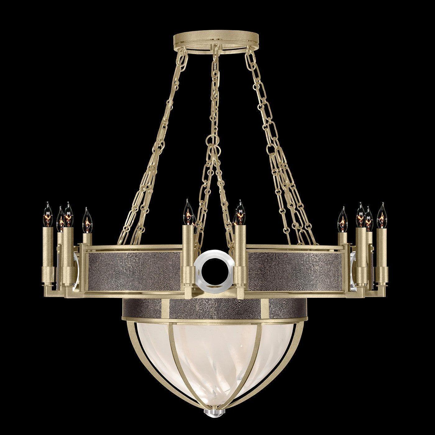 Fine Art Handcrafted Lighting - Mirage Bowl Chandelier - 100037-521 - Canada Light Shop