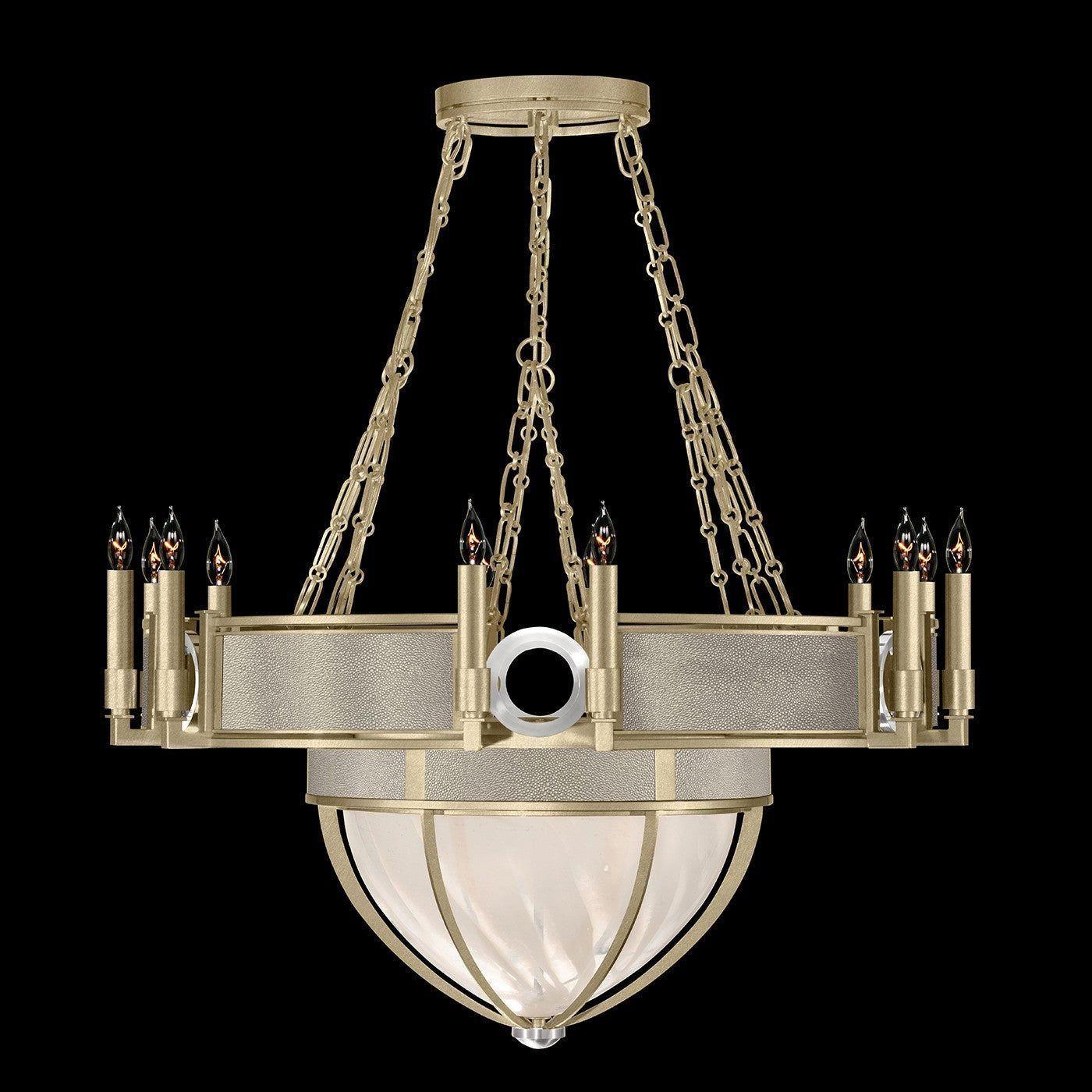 Fine Art Handcrafted Lighting - Mirage Bowl Chandelier - 100037-522 - Canada Light Shop