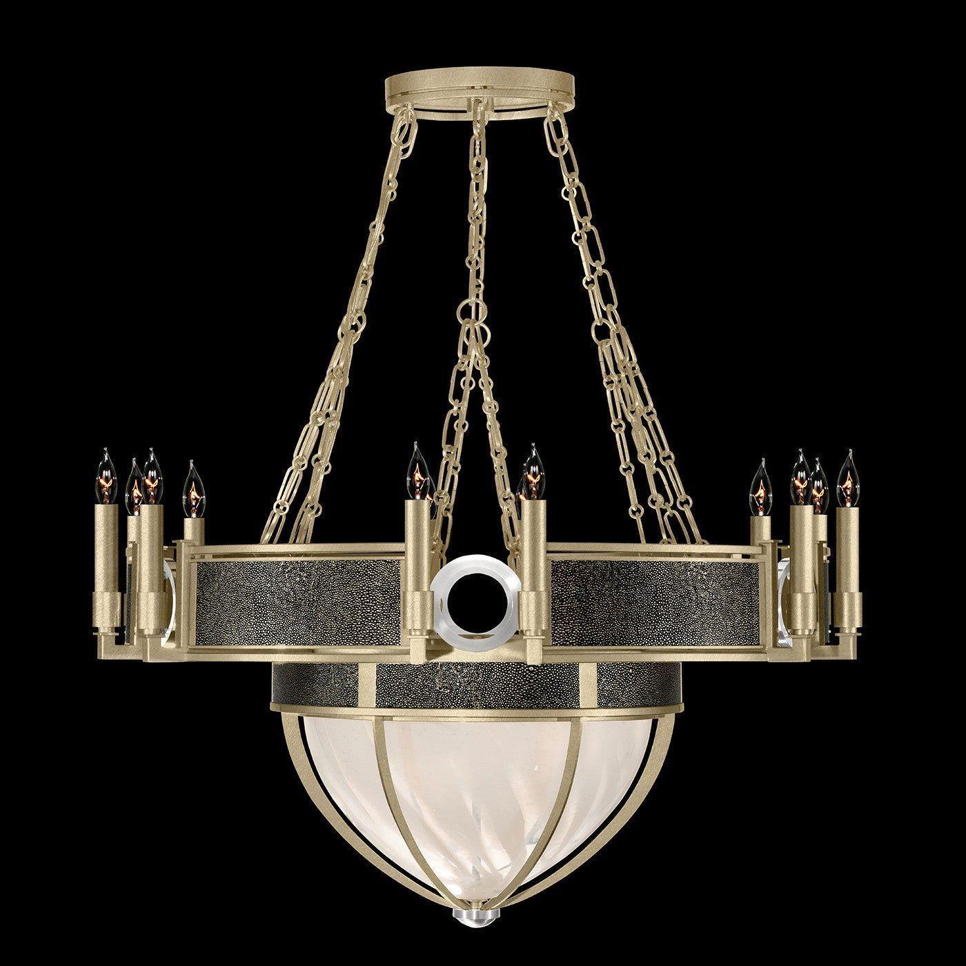 Fine Art Handcrafted Lighting - Mirage Bowl Chandelier - 100037-523 - Canada Light Shop