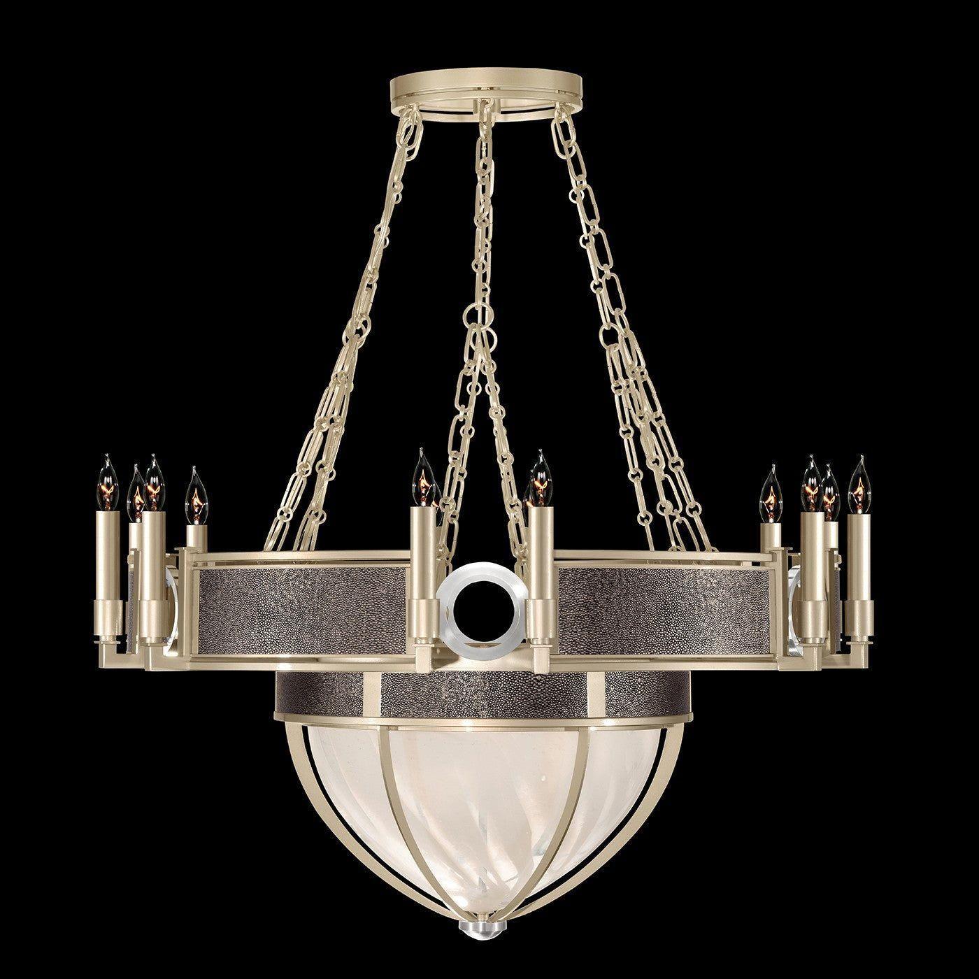 Fine Art Handcrafted Lighting - Mirage Bowl Chandelier - 100037-621 - Canada Light Shop