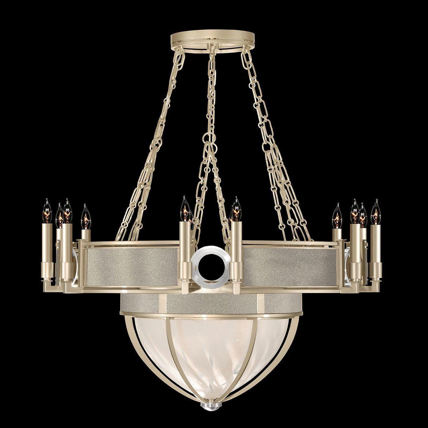 Fine Art Handcrafted Lighting - Mirage Bowl Chandelier - 100037-622 - Canada Light Shop