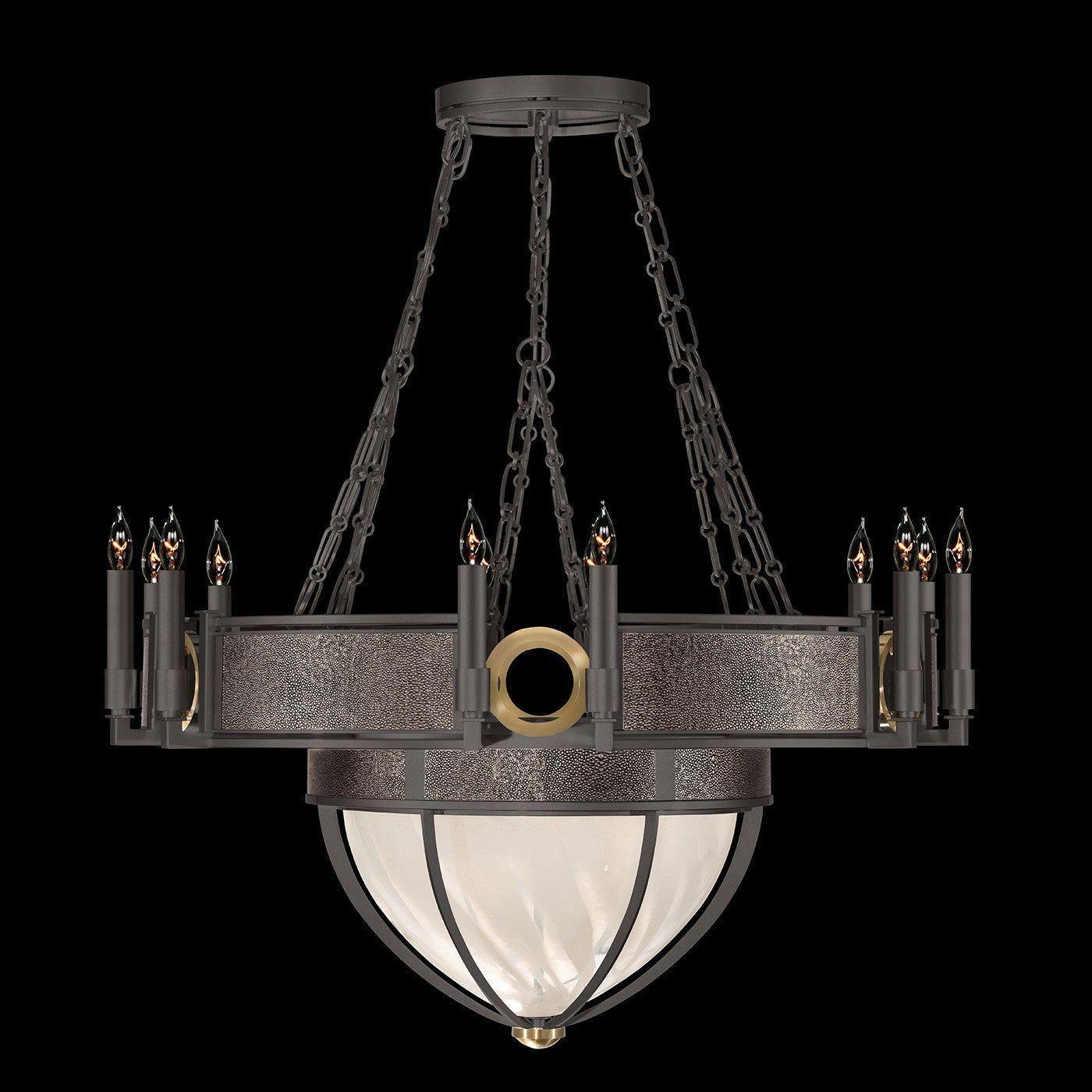 Fine Art Handcrafted Lighting - Mirage Bowl Chandelier - 100037-711 - Canada Light Shop