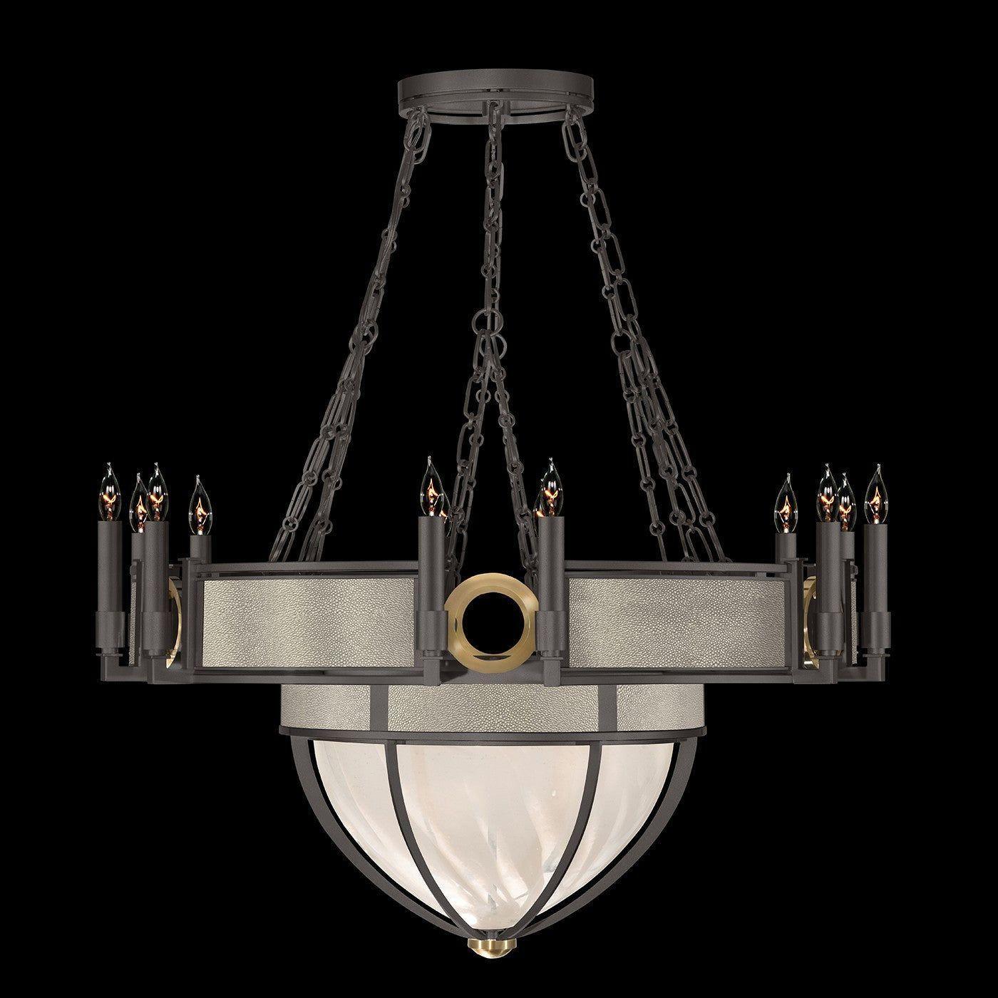 Fine Art Handcrafted Lighting - Mirage Bowl Chandelier - 100037-712 - Canada Light Shop