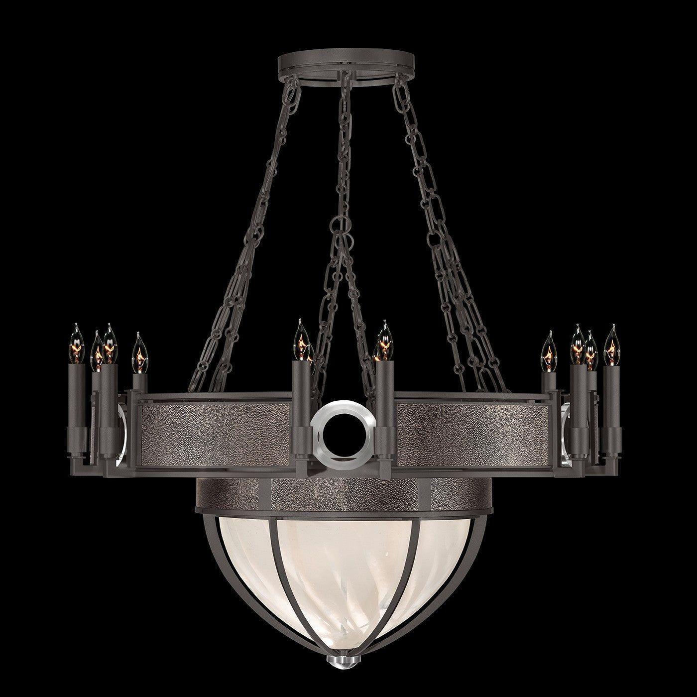 Fine Art Handcrafted Lighting - Mirage Bowl Chandelier - 100037-721 - Canada Light Shop