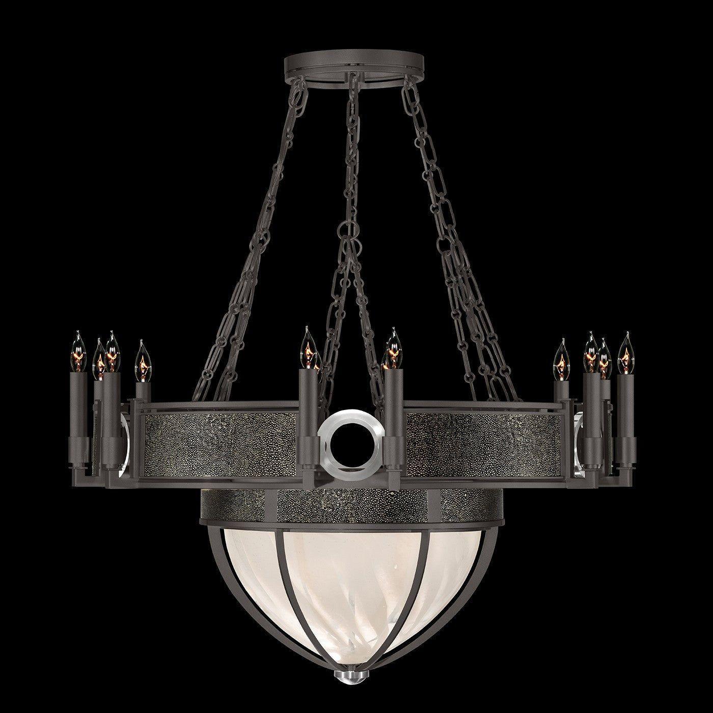 Fine Art Handcrafted Lighting - Mirage Bowl Chandelier - 100037-723 - Canada Light Shop