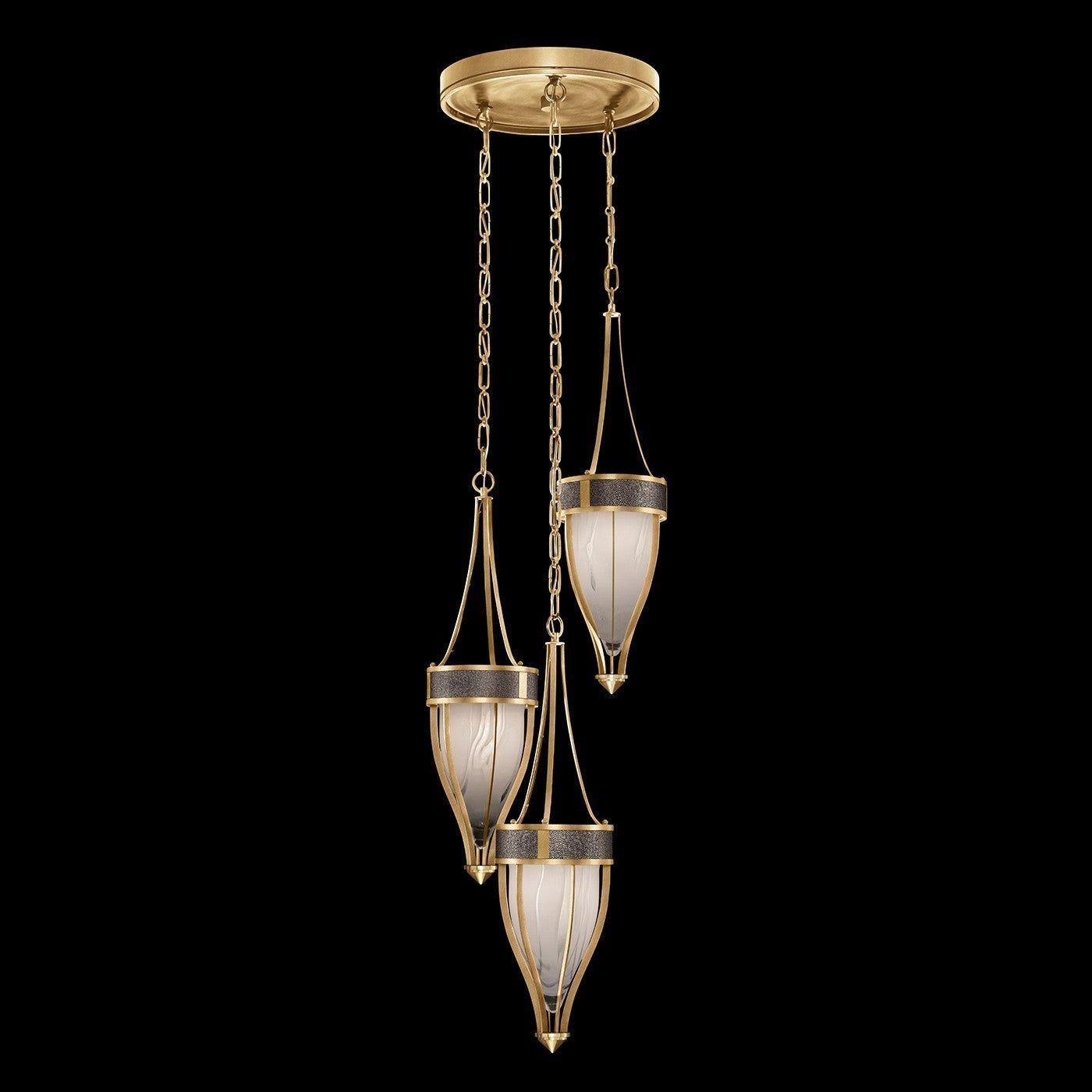 Fine Art Handcrafted Lighting - Mirage Multi-Light Pendant - 100044-311 - Canada Light Shop