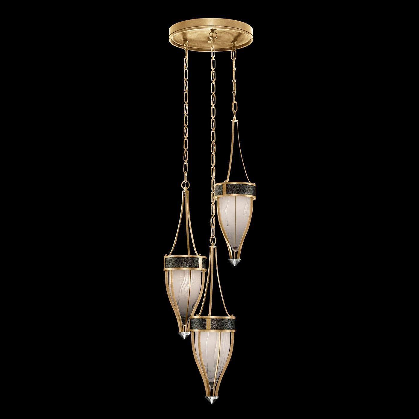 Fine Art Handcrafted Lighting - Mirage Multi-Light Pendant - 100044-323 - Canada Light Shop