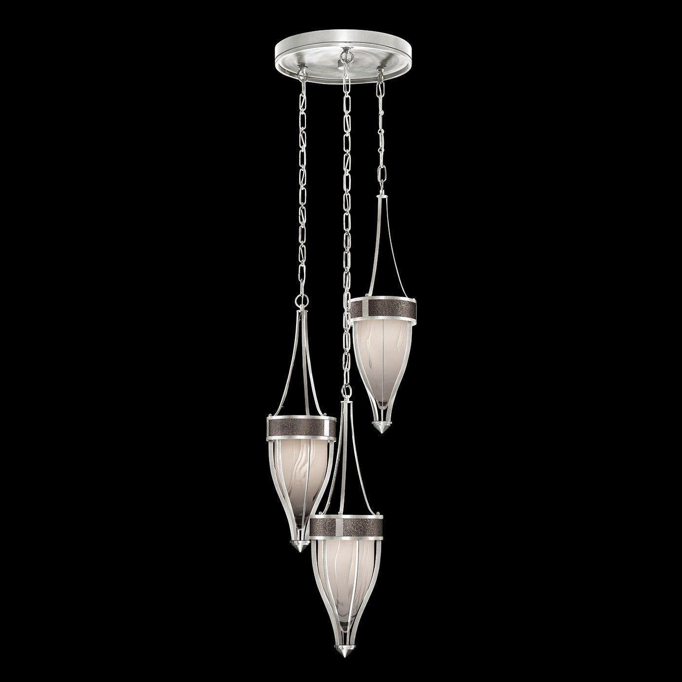 Fine Art Handcrafted Lighting - Mirage Multi-Light Pendant - 100044-421 - Canada Light Shop