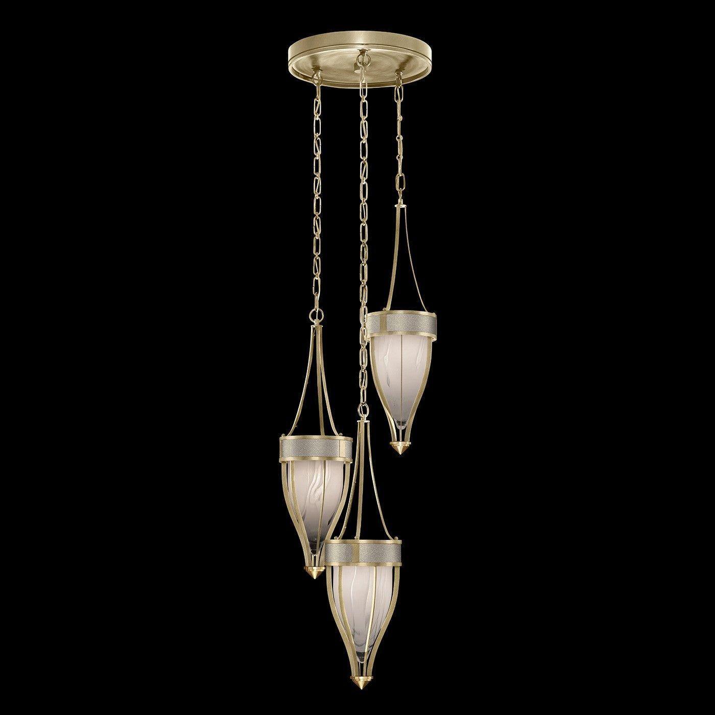 Fine Art Handcrafted Lighting - Mirage Multi-Light Pendant - 100044-512 - Canada Light Shop