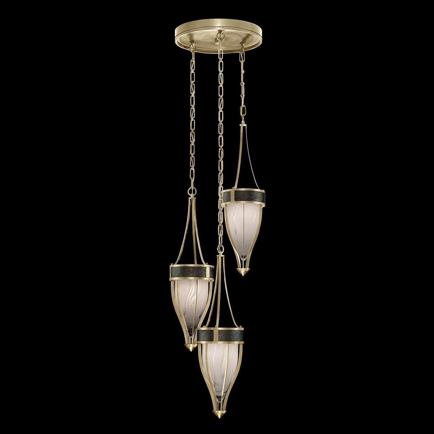 Fine Art Handcrafted Lighting - Mirage Multi-Light Pendant - 100044-513 - Canada Light Shop