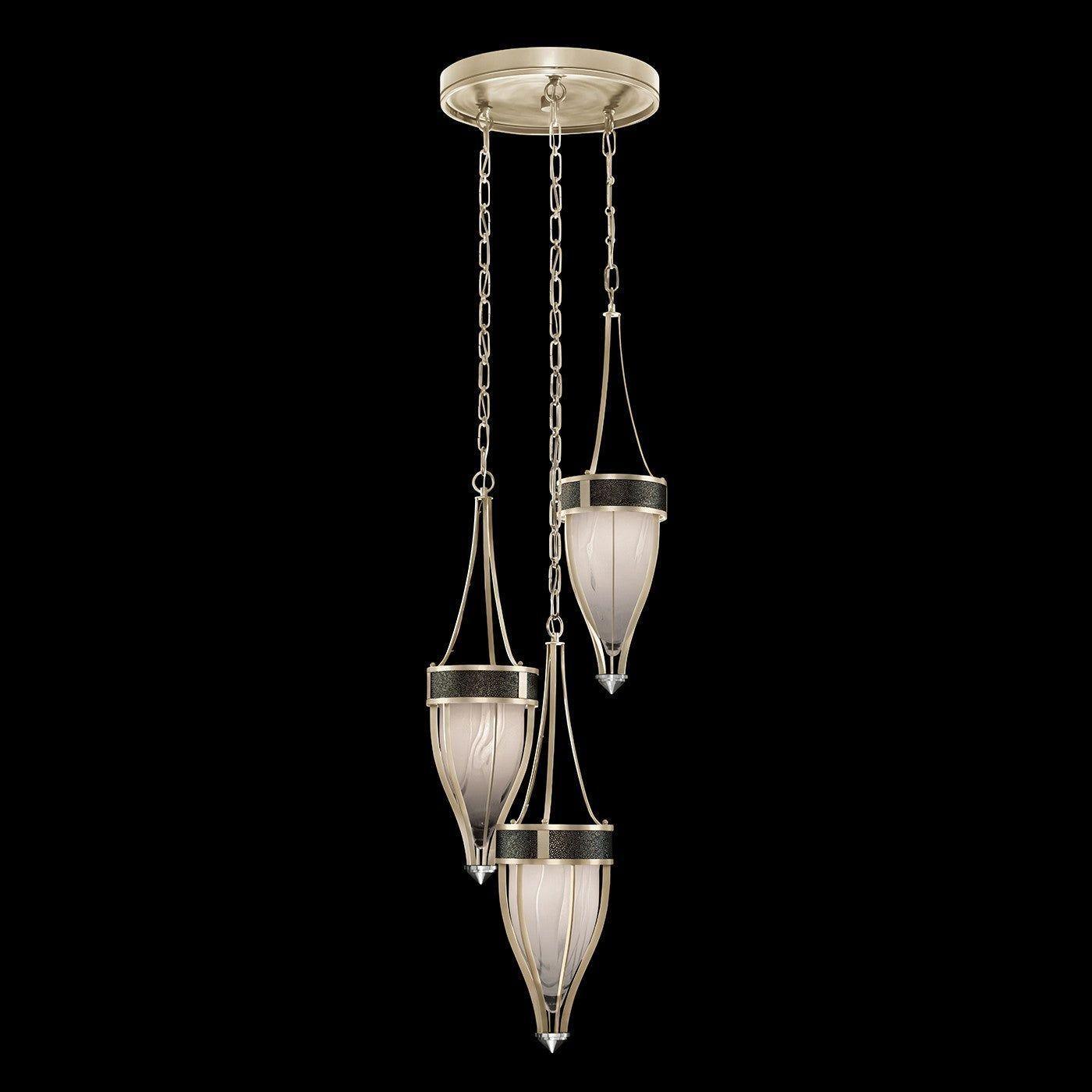 Fine Art Handcrafted Lighting - Mirage Multi-Light Pendant - 100044-623 - Canada Light Shop