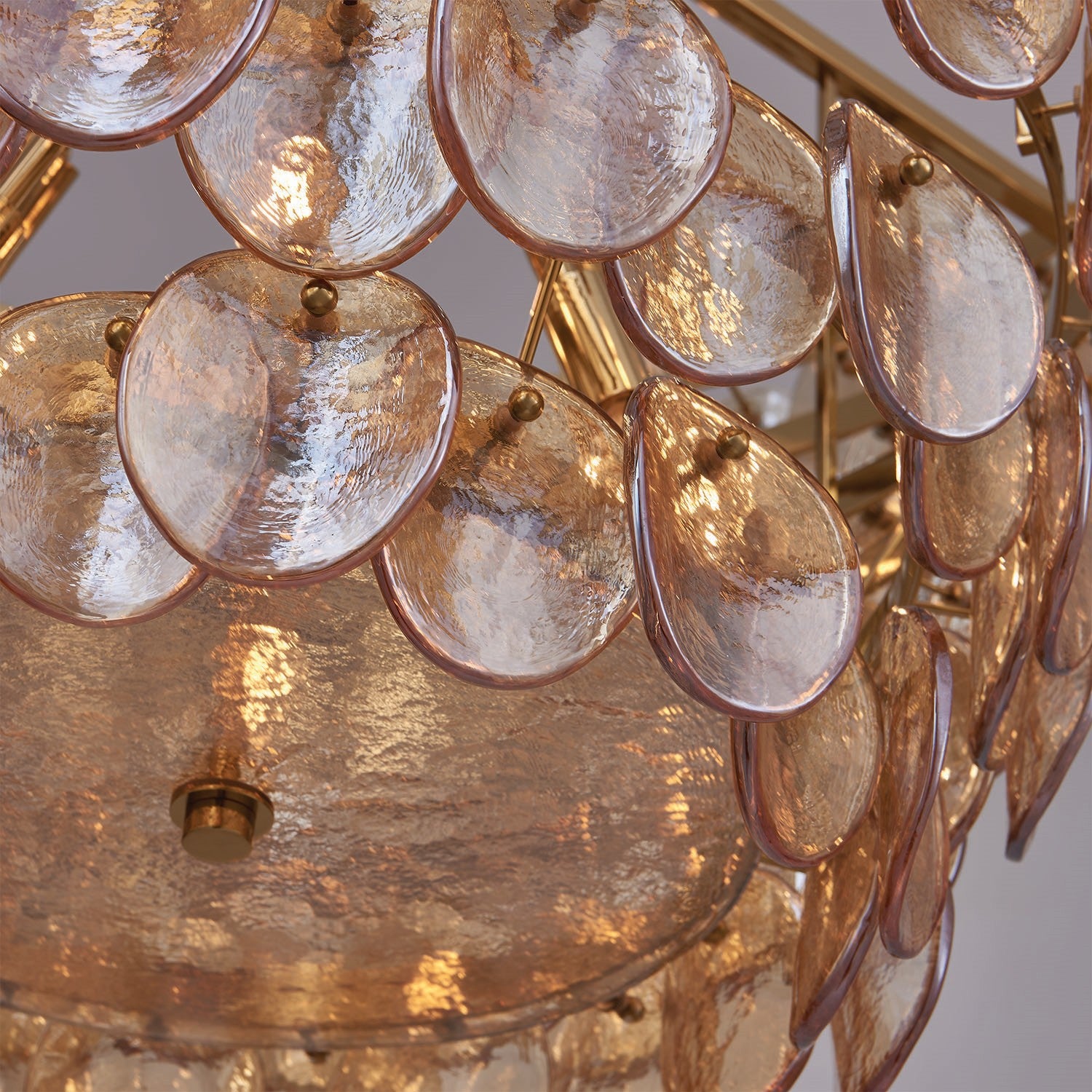 Kalco - 524656PWB - 14 Light Pendant - Uroko - Polished Winter Brass