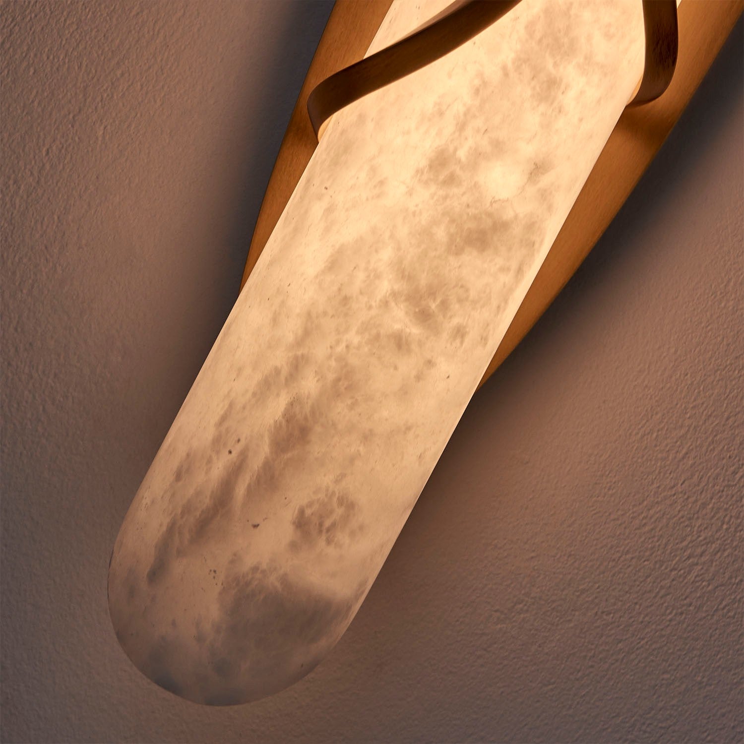 Kalco - 523531TRB - LED Wall Sconce - Gypsum - True Brass