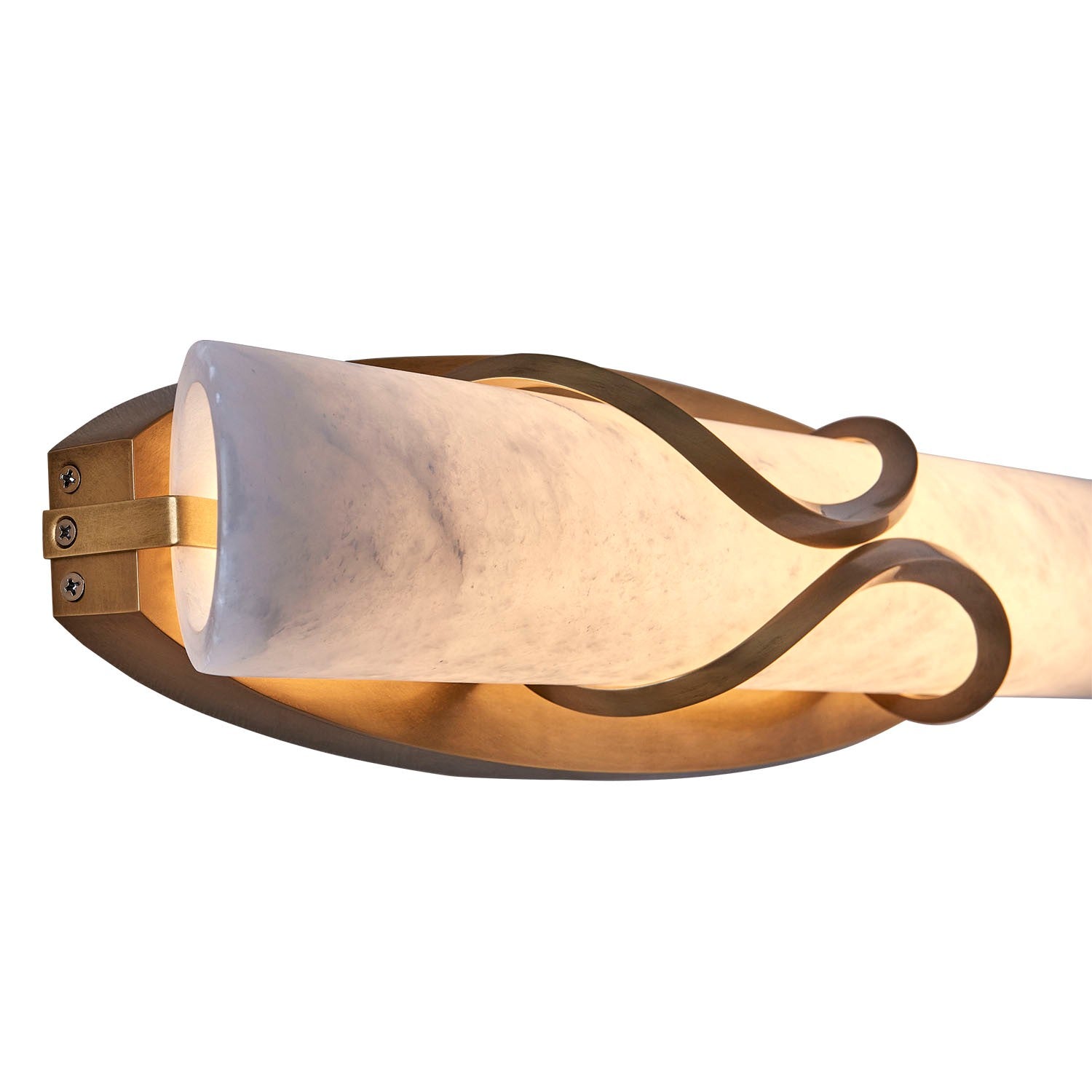 Kalco - 523531TRB - LED Wall Sconce - Gypsum - True Brass