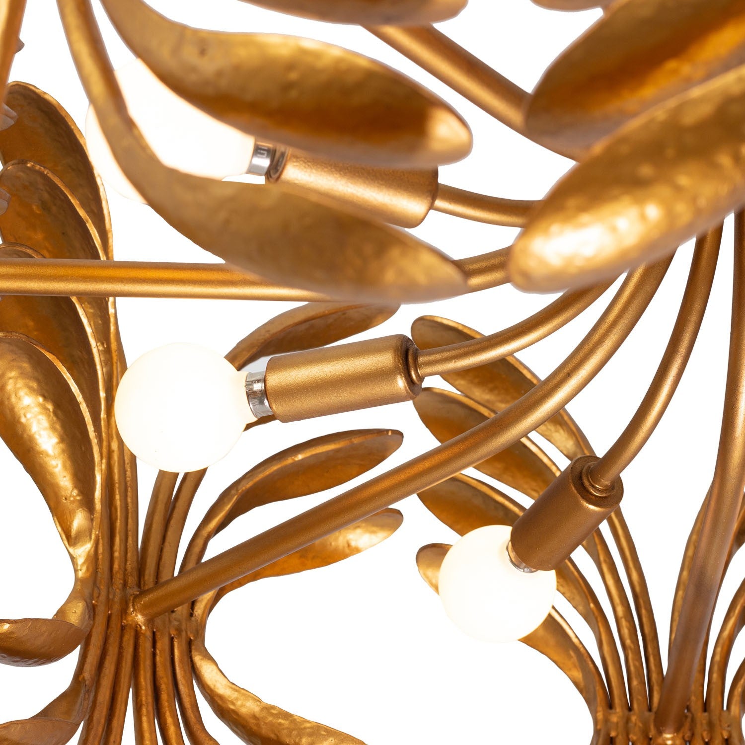 Kalco - 523858WGL - Eight Light Pendant - Botanica - Warm Gold