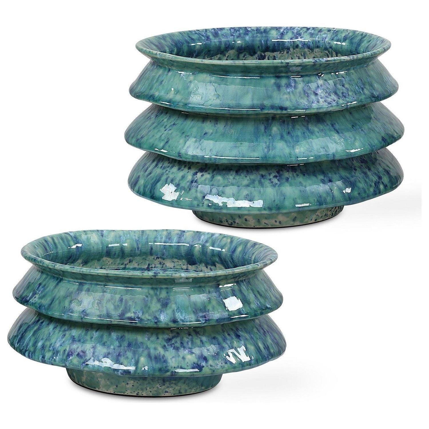 The Uttermost - ZigZag Bowls Set of 2 - 18147 - Canada Light Shop