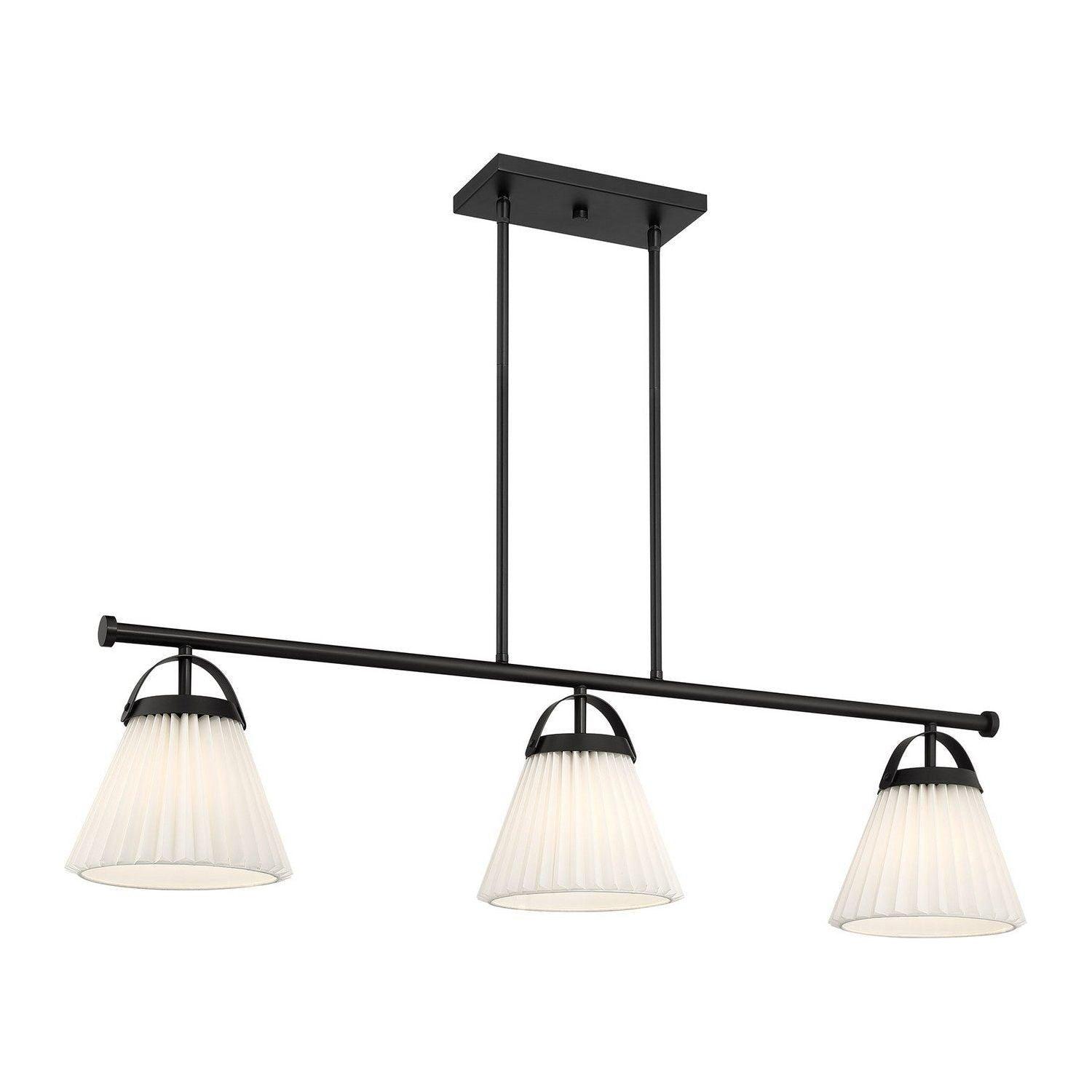 Meridian Lite Trends - Linear Chandelier M10025 - M100125MBK - Canada Light Shop
