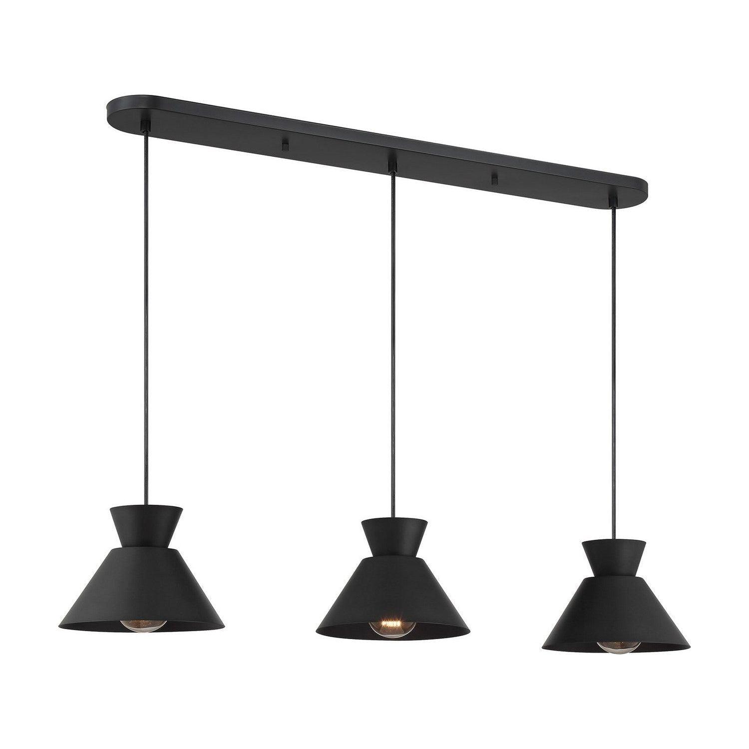 Meridian Lite Trends - Linear Chandelier M100134 - M100134MBK - Canada Light Shop
