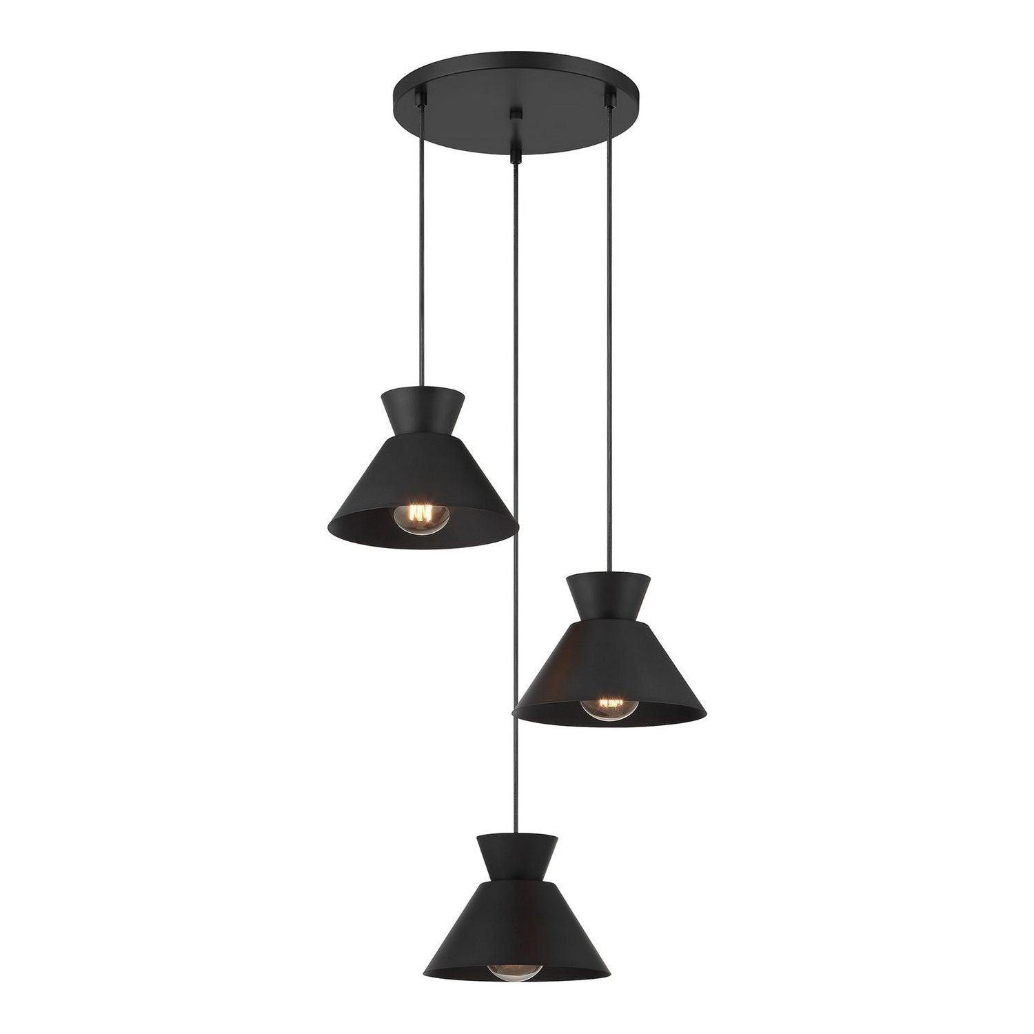 Meridian Lite Trends - Chandelier M100139 - M100139MBK - Canada Light Shop