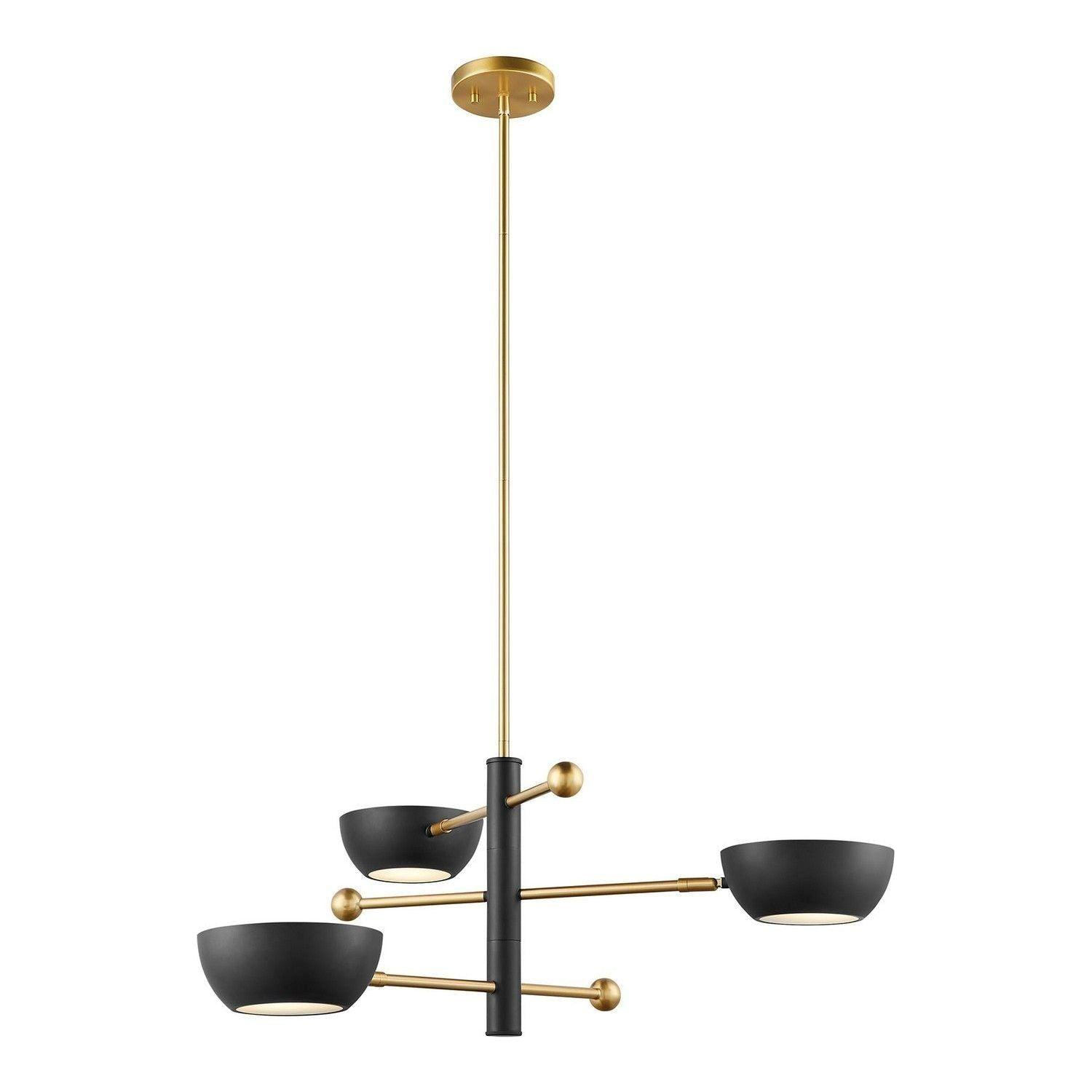 Meridian Lite Trends - Chandelier M100143 - M100143MBKNB - Canada Light Shop