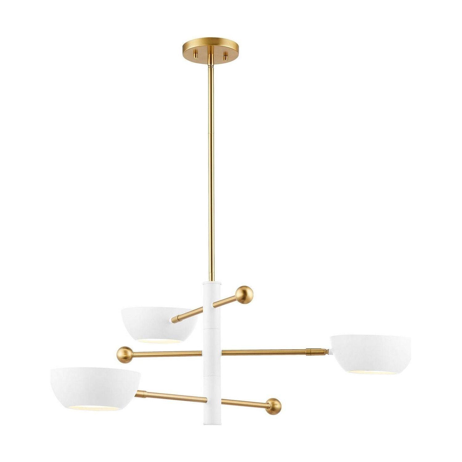 Meridian Lite Trends - Chandelier M100143 - M100143WHNB - Canada Light Shop