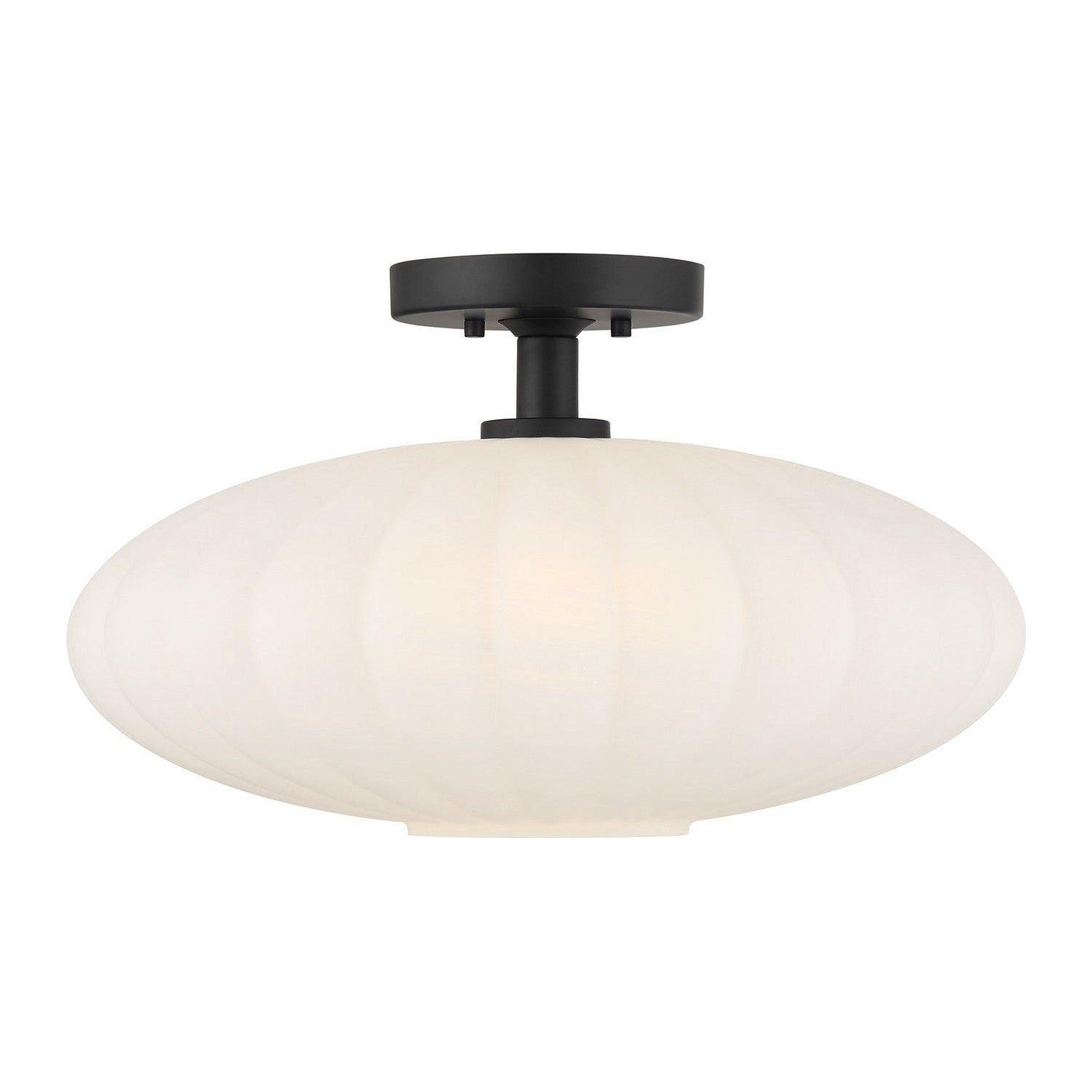 Meridian Lite Trends - Semi-Flush Mount M60075 - M60075MBK - Canada Light Shop