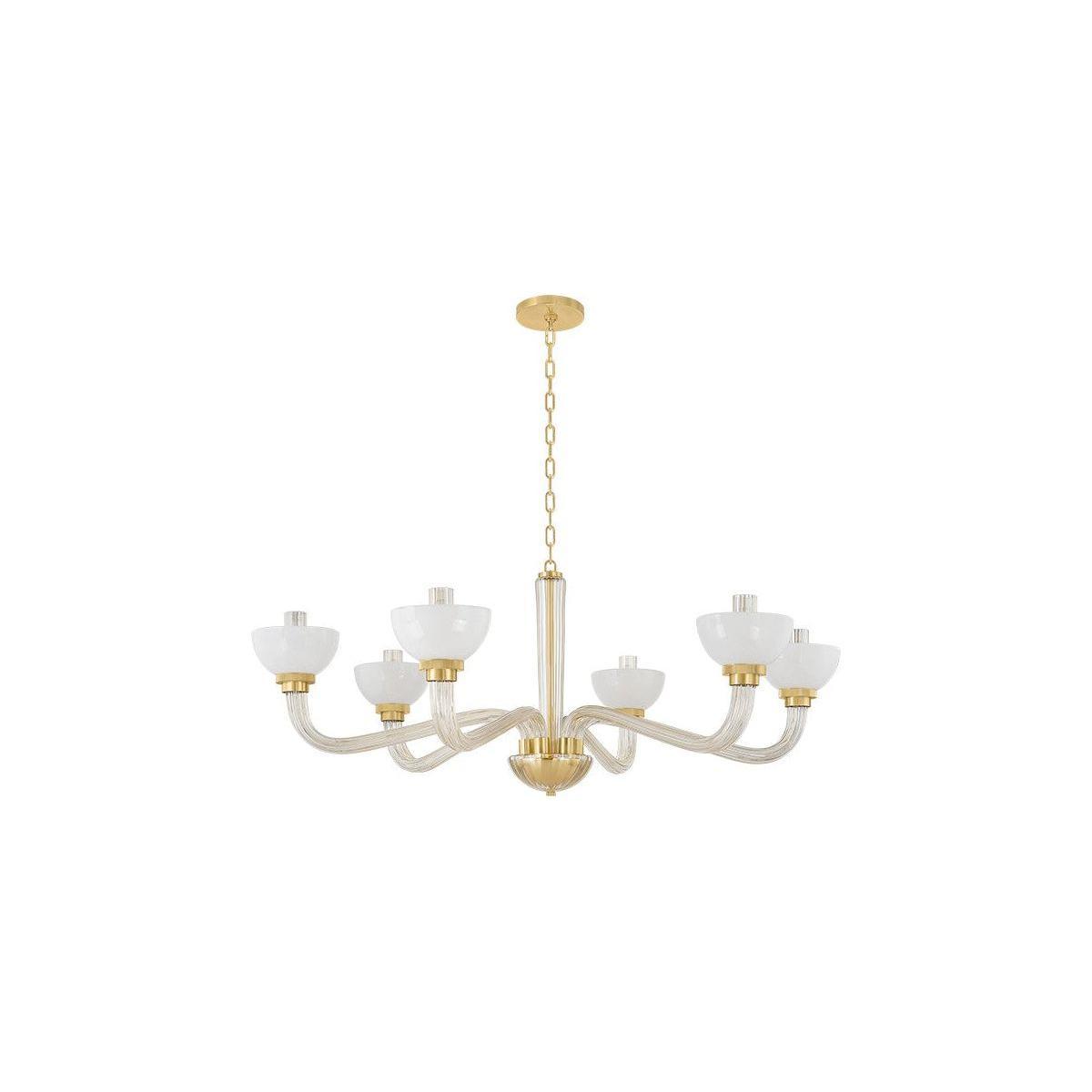 Hudson Valley Lighting - St. Lawrence Chandelier - 3306-AGB - Canada Light Shop