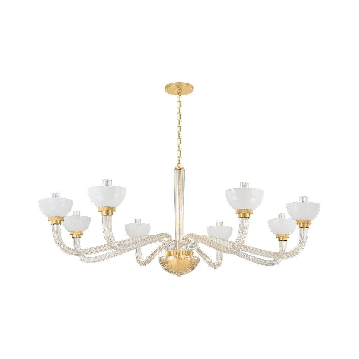 Hudson Valley Lighting - St. Lawrence Chandelier - 3308-AGB - Canada Light Shop
