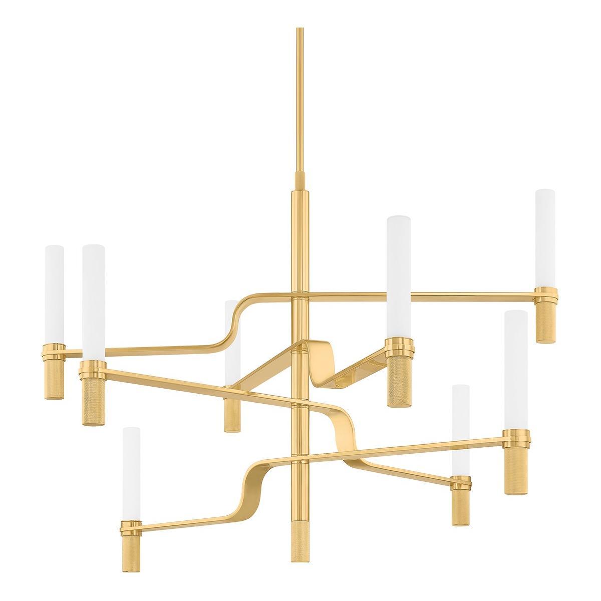 Hudson Valley Lighting - Allentown LED Chandelier - 4008-AGB - Canada Light Shop