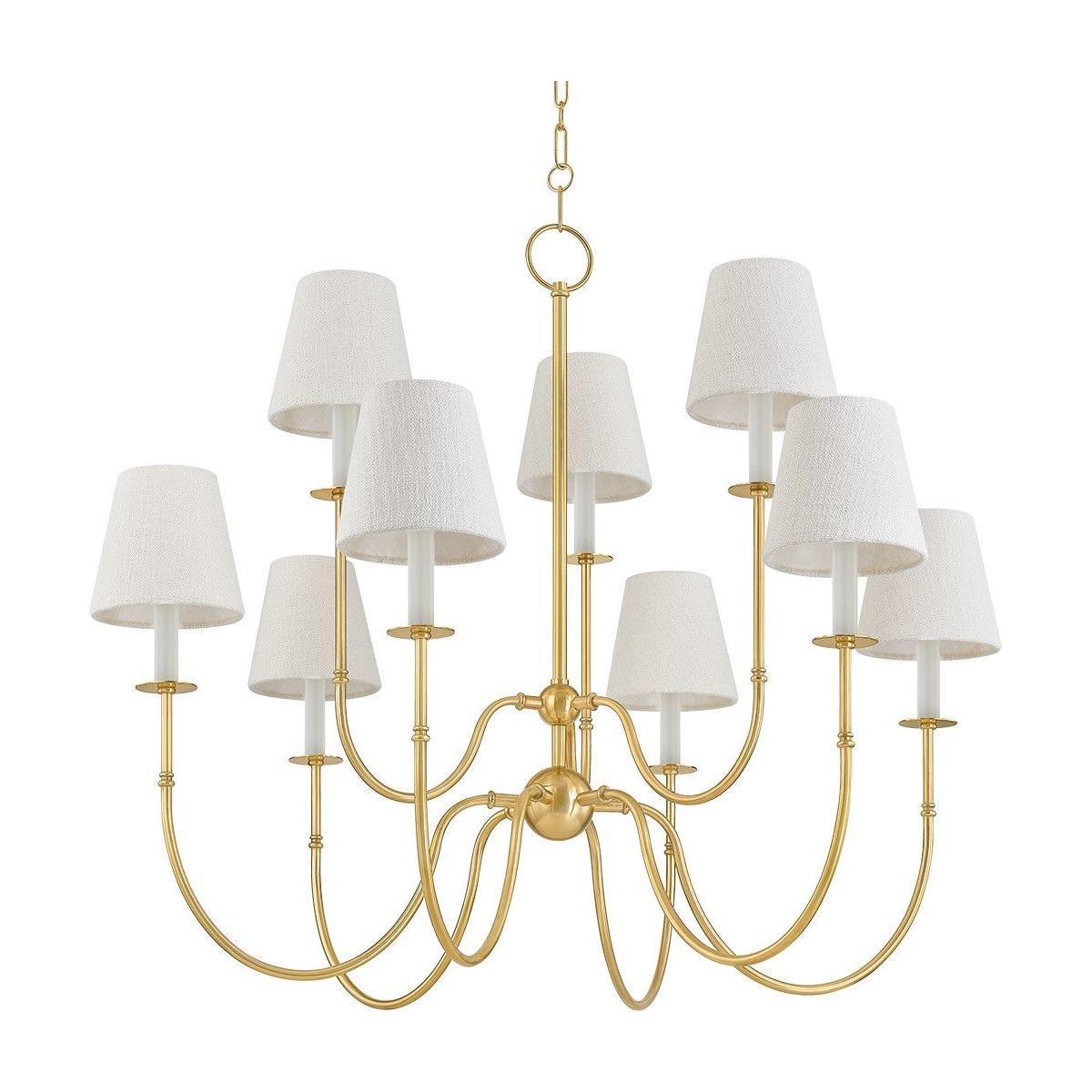 Hudson Valley Lighting - Amina Chandelier - 6939-AGB - Canada Light Shop