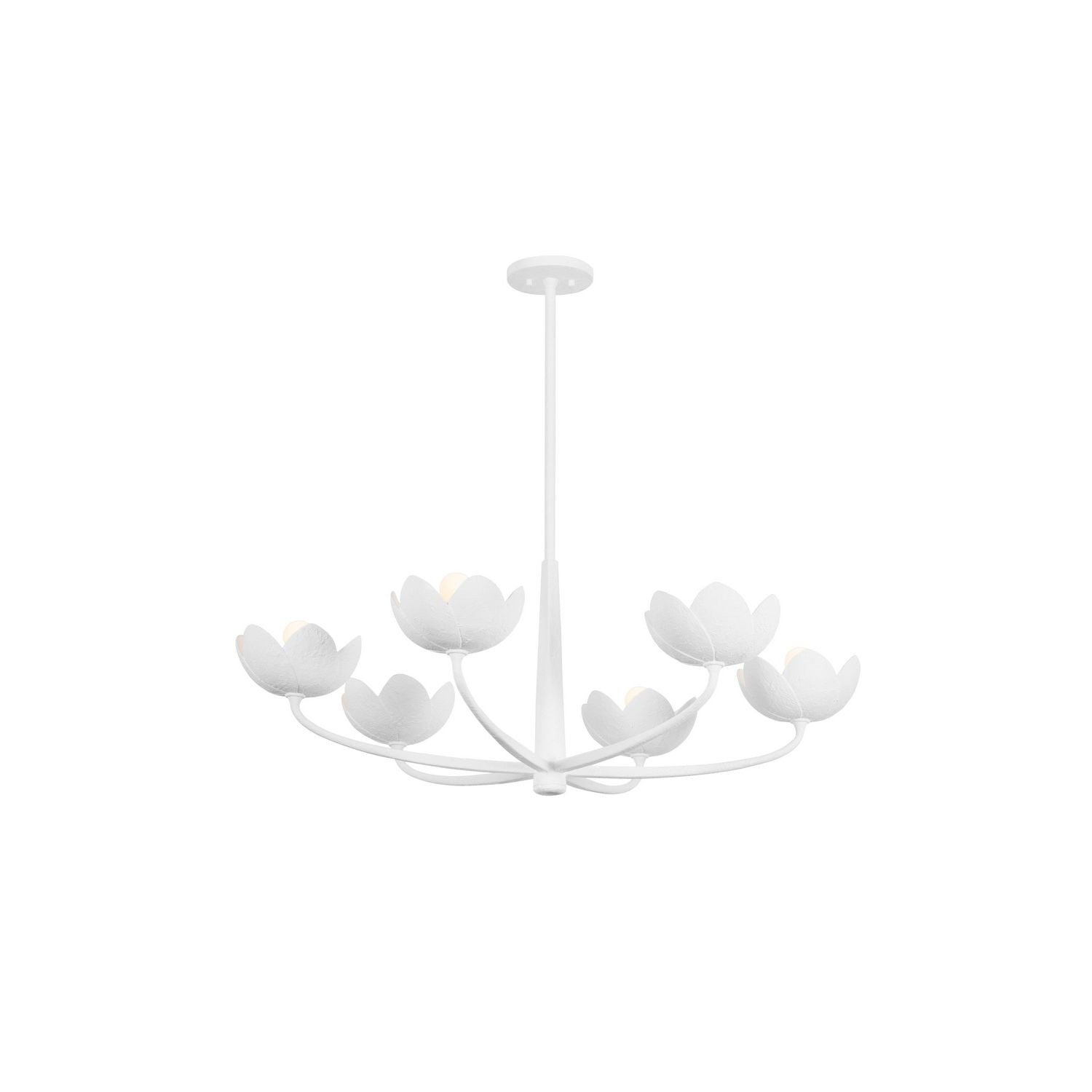 Troy Lighting Canada - F2040-GSW - Six Light Chandelier - Arcata - Gesso White