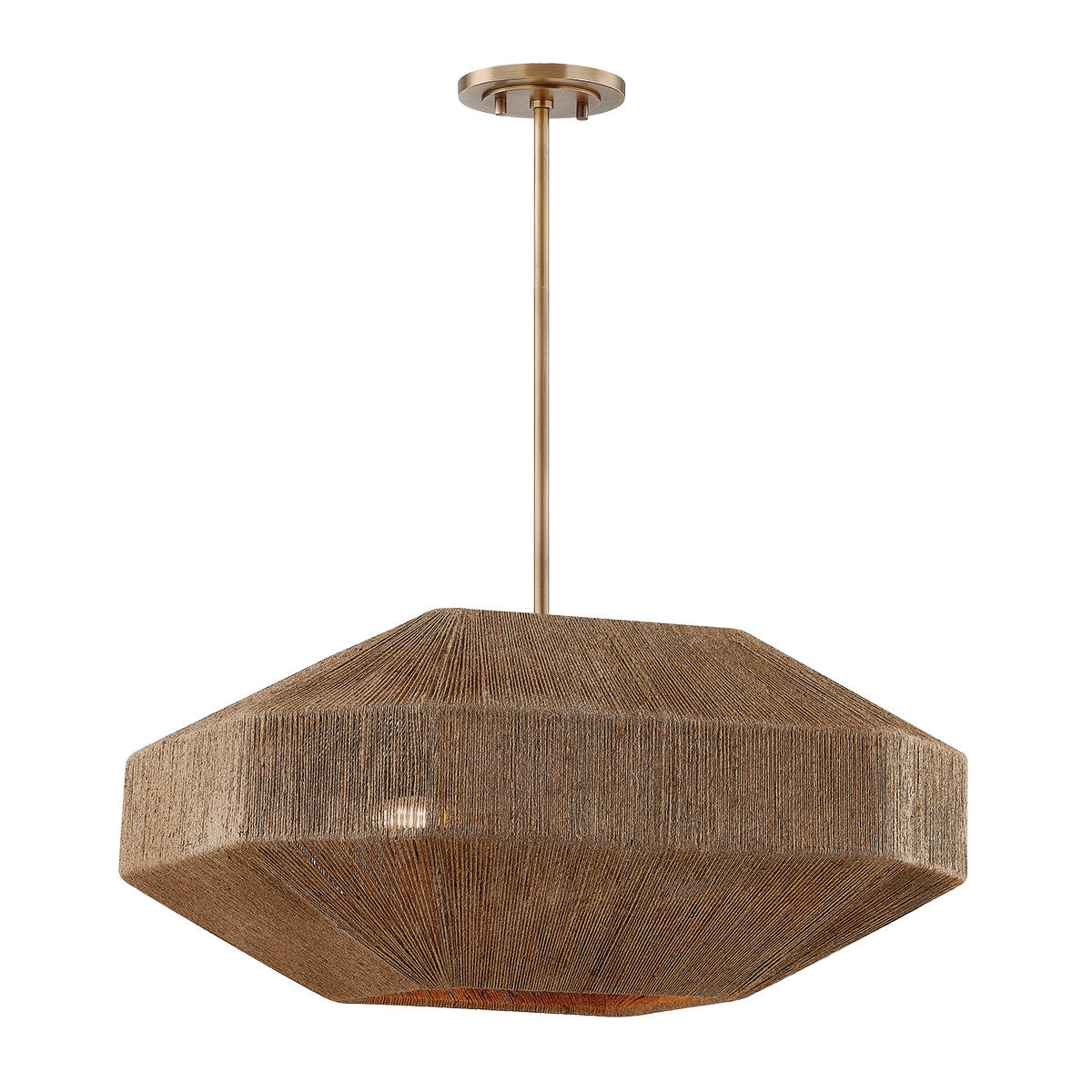 Troy Lighting Canada - F3624-PBR - Four Light Chandelier - Laken - Patina Brass