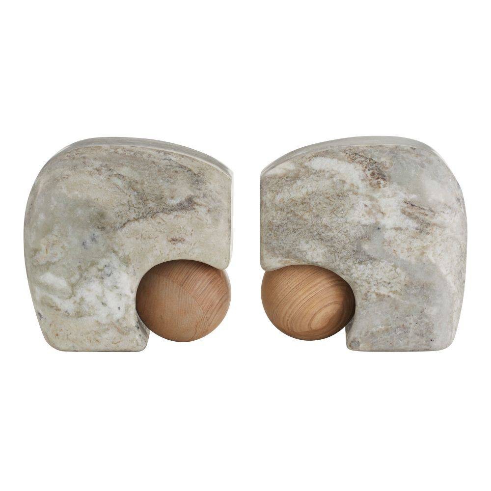 Arteriors - GAATI01 - Bookends, Set of 2 - Melt - Gray