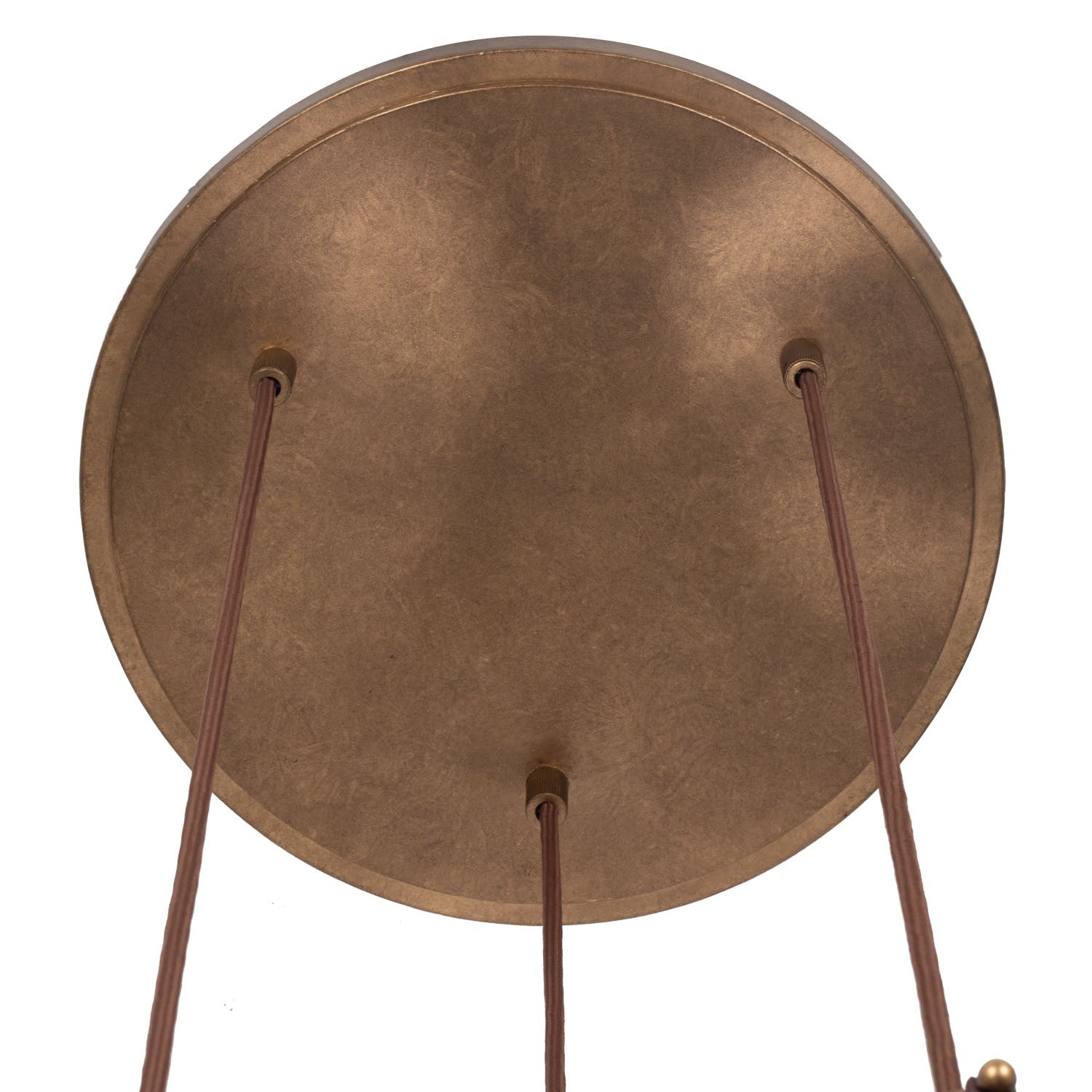 Kalco - 525251PAB - Three Light Pendant - EMBRACE - Pearlized Antique Brass