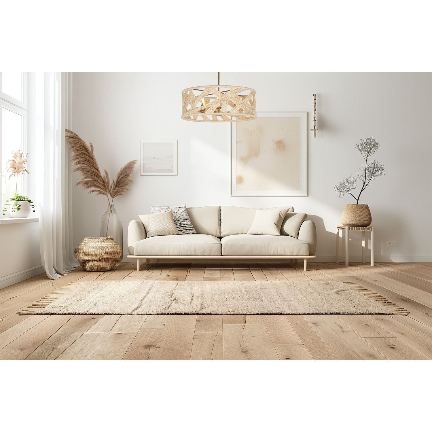 Kalco - 525756MGW - Six Light Pendant - SOGA - Modern Gold And White