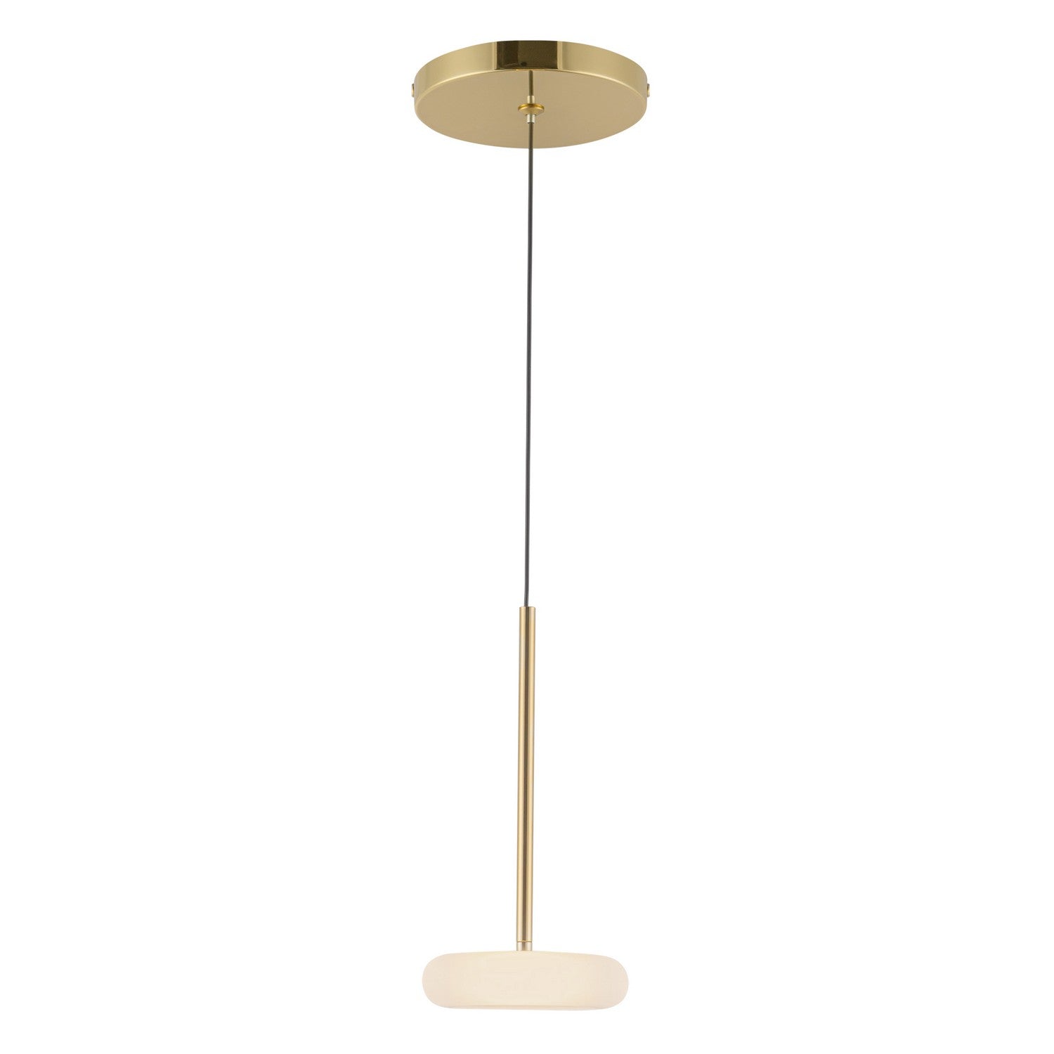 Kuzco Canada - PD97204-MRB/FR - LED Pendant - Stephord - Metallic Brass/Frosted Glass