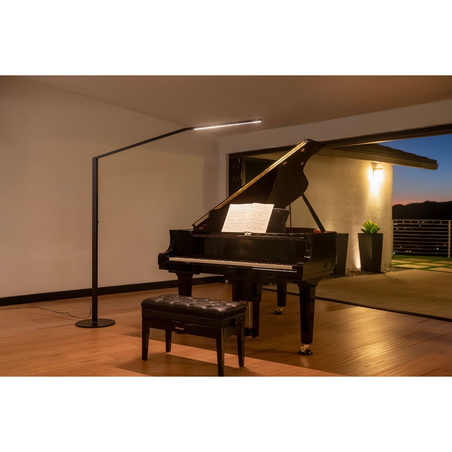 Koncept - ZBF6000-SW-MTB - LED Floor Lamp - Z-Bar Gen 4 - Matte Black