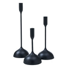 Renwil Canada - CAN182 - Set Of 3 Tapered Candle Holder - Chambers - Matte Black