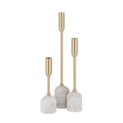 Renwil Canada - CAN183 - Set Of 3 Tapered Candle Holder - Marchesa - Satin Brass